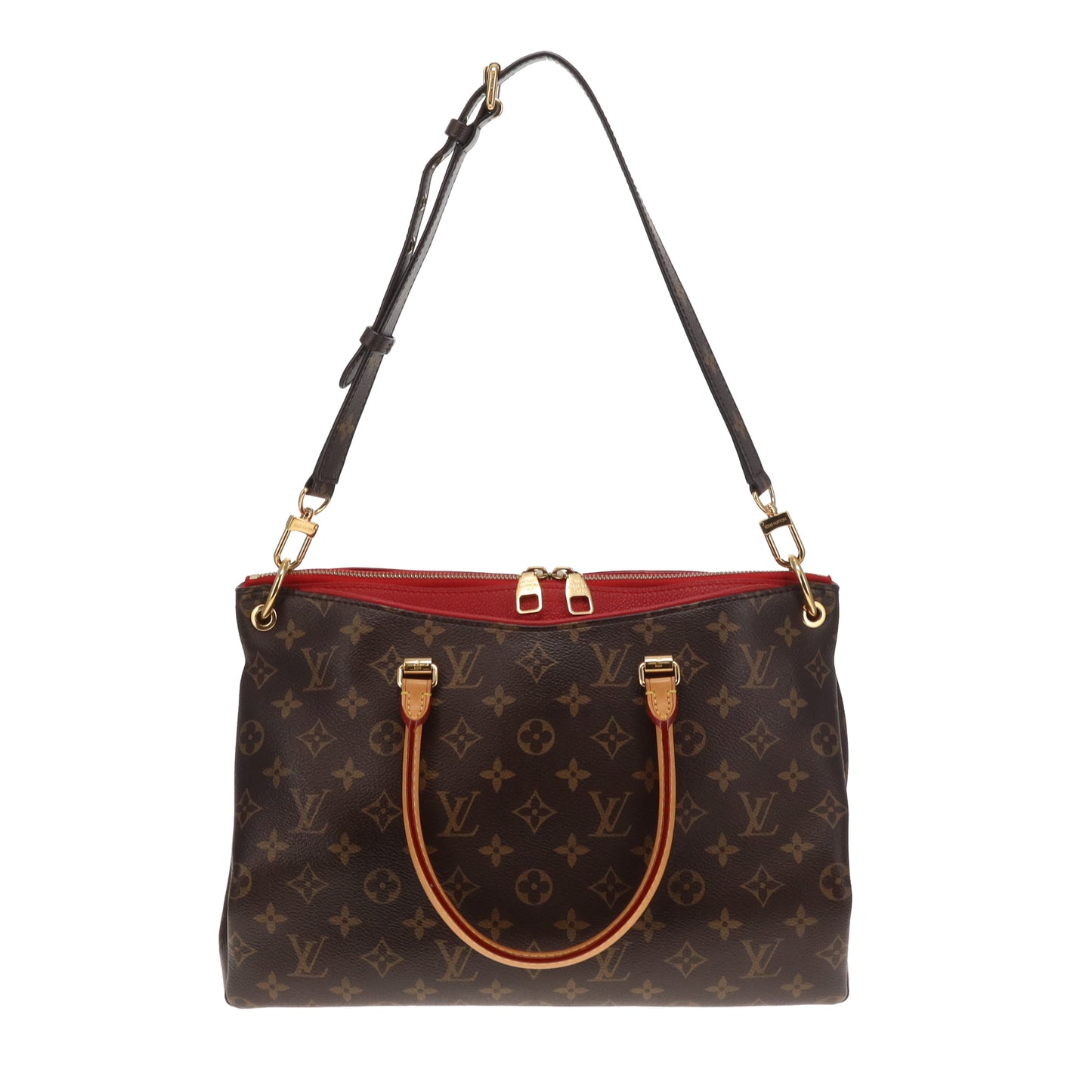Louis Vuitton Pallas Tote Monogram/Red SP2155 - 2015