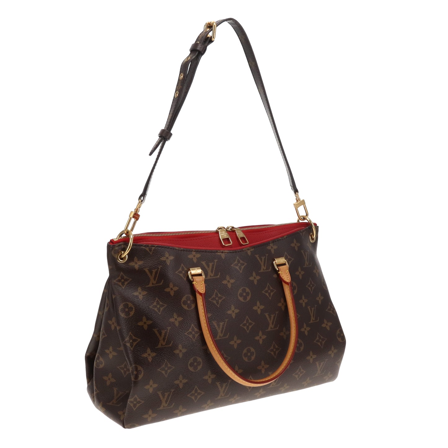 Louis Vuitton Pallas Tote Monogram/Red SP2155 - 2015