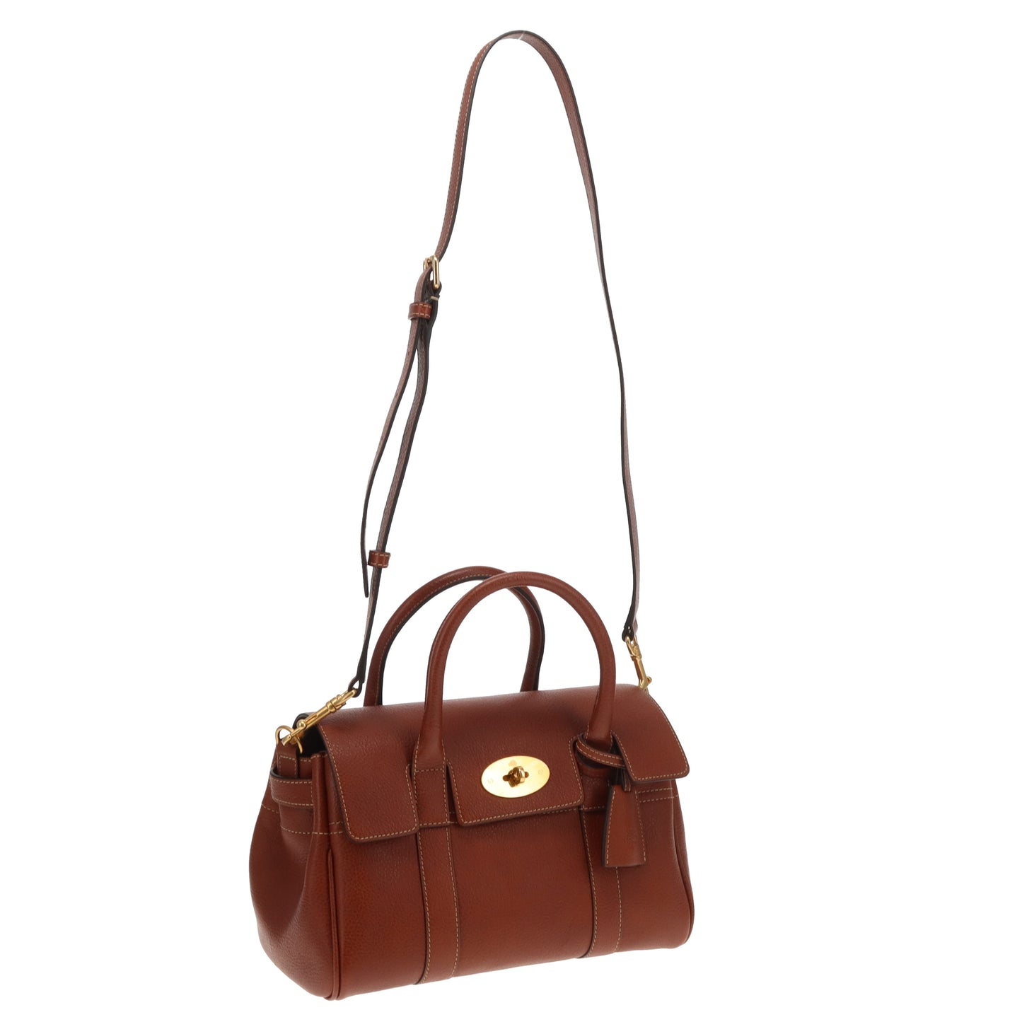 Mulberry Bayswater Satchel Small Oak NVT GHW