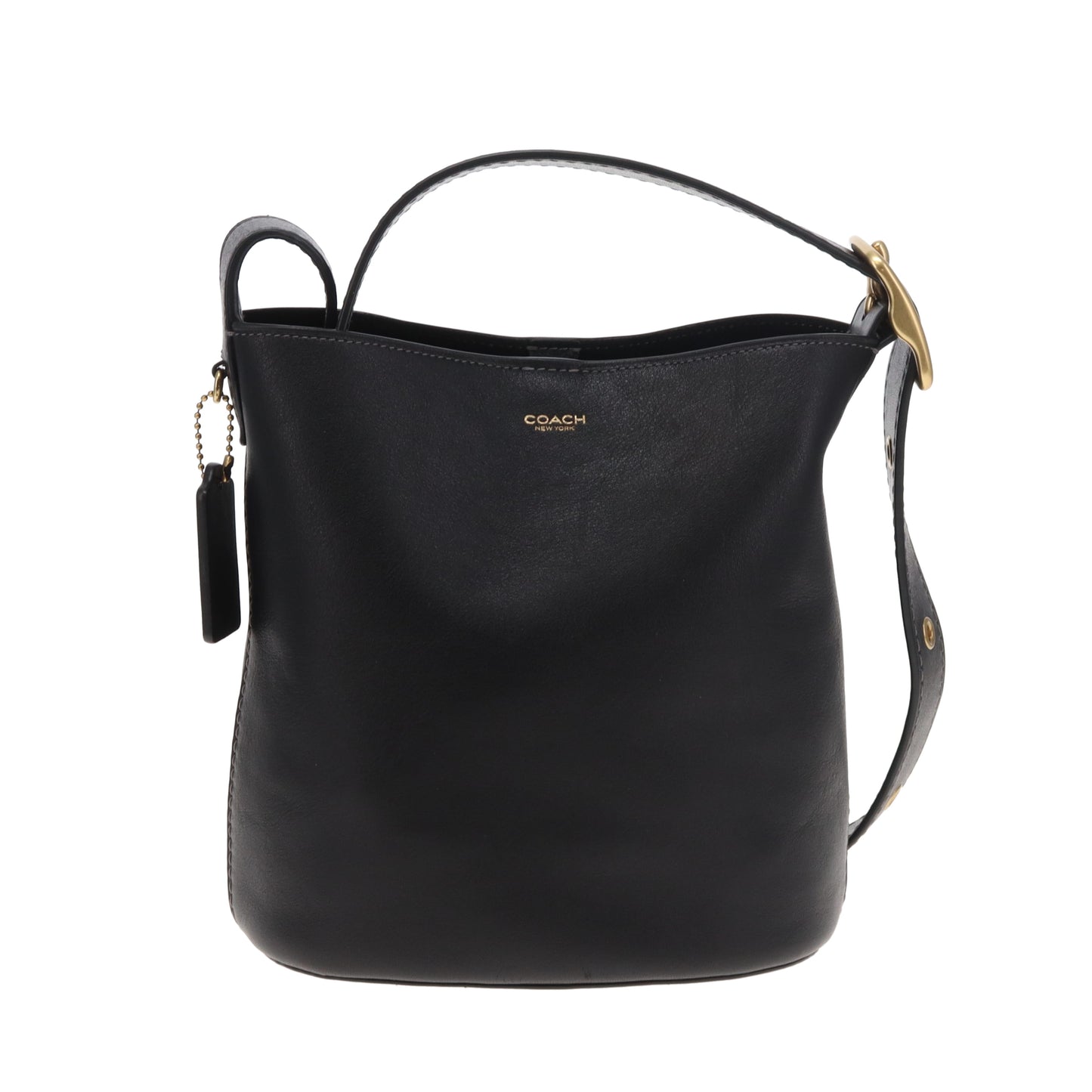 Coach Black Bleecker Bucket 21