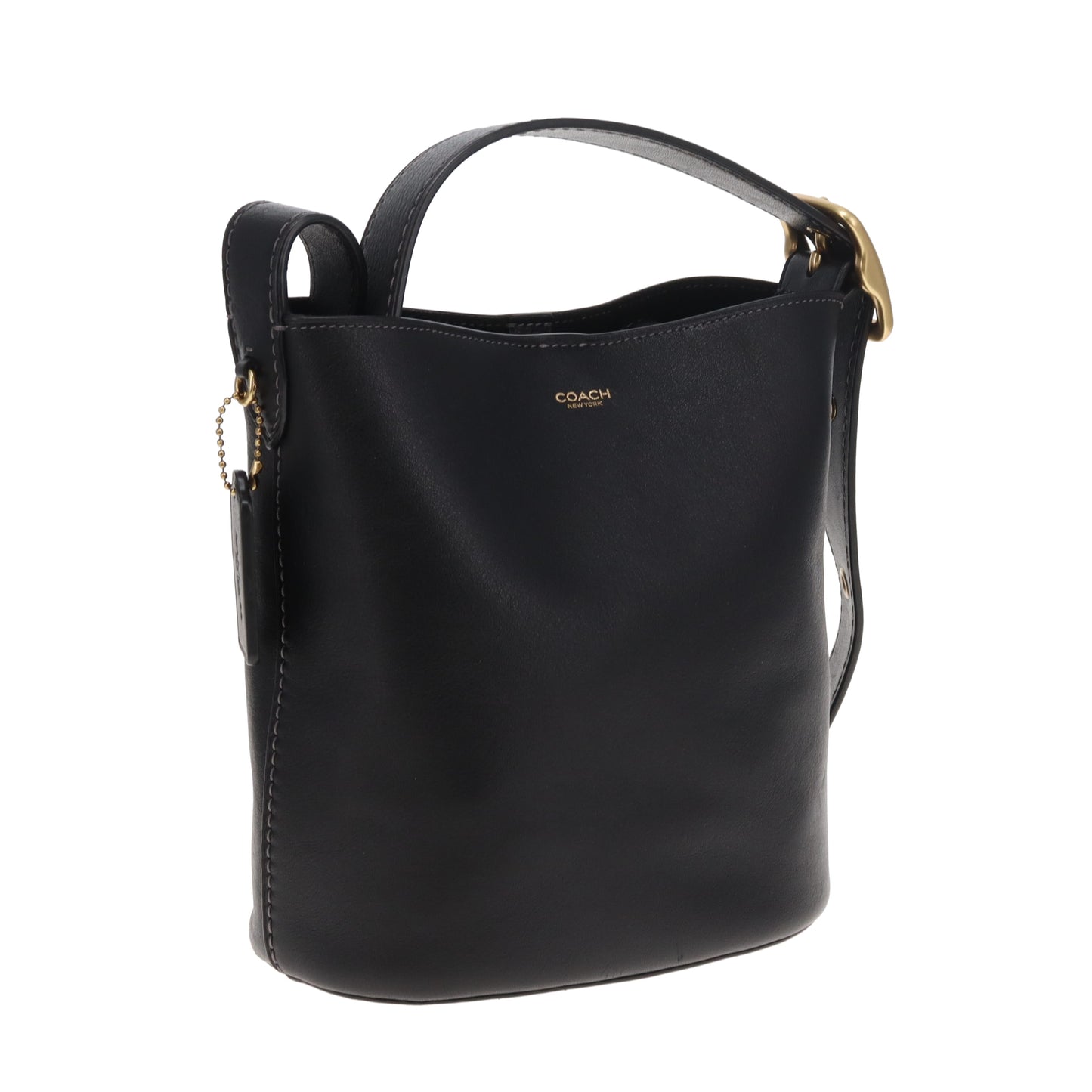 Coach Black Bleecker Bucket 21