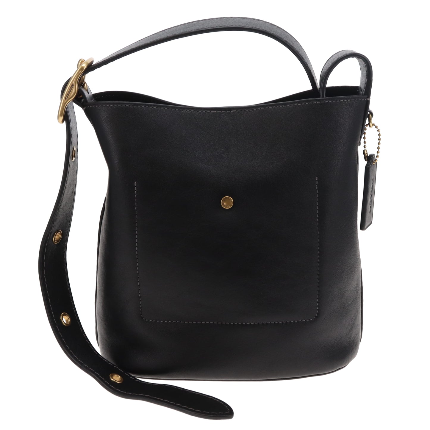 Coach Black Bleecker Bucket 21