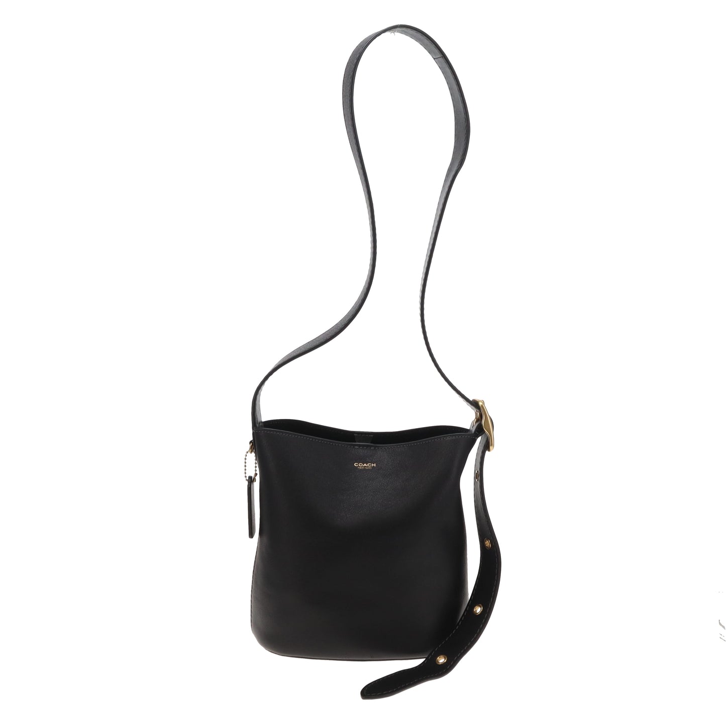Coach Black Bleecker Bucket 21