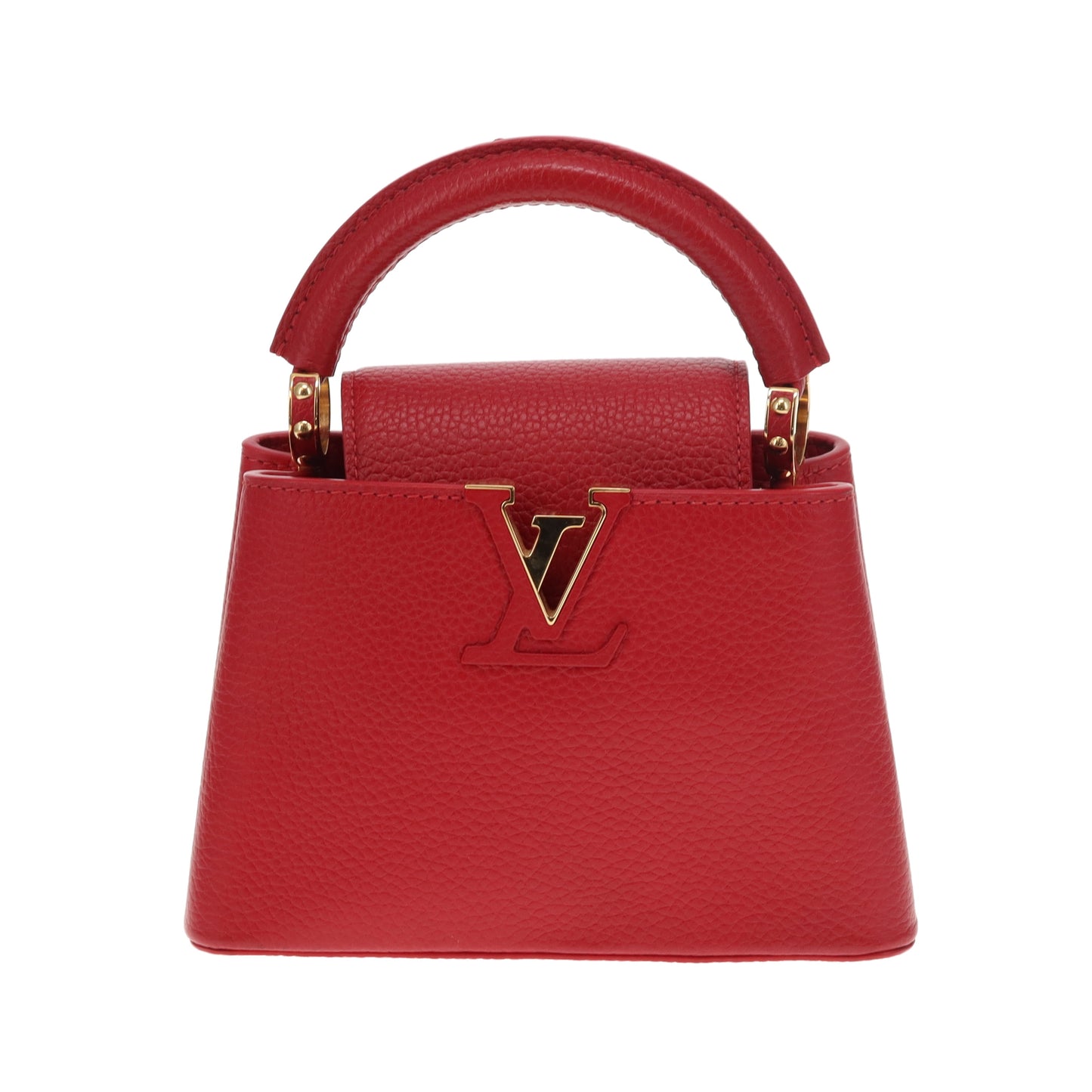 Louis Vuitton Capucines Mini Red GHW (NFID)