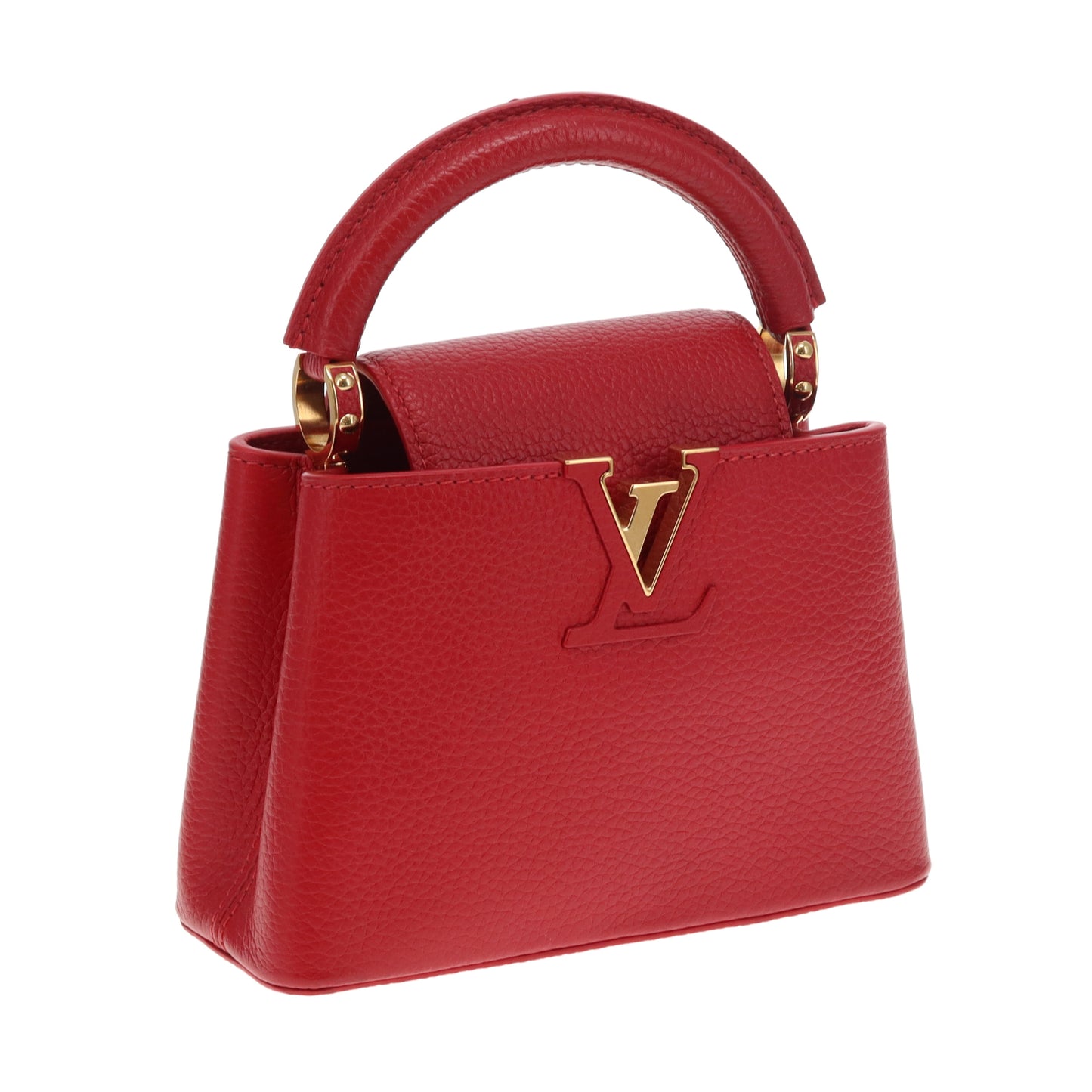 Louis Vuitton Capucines Mini Red GHW (NFID)