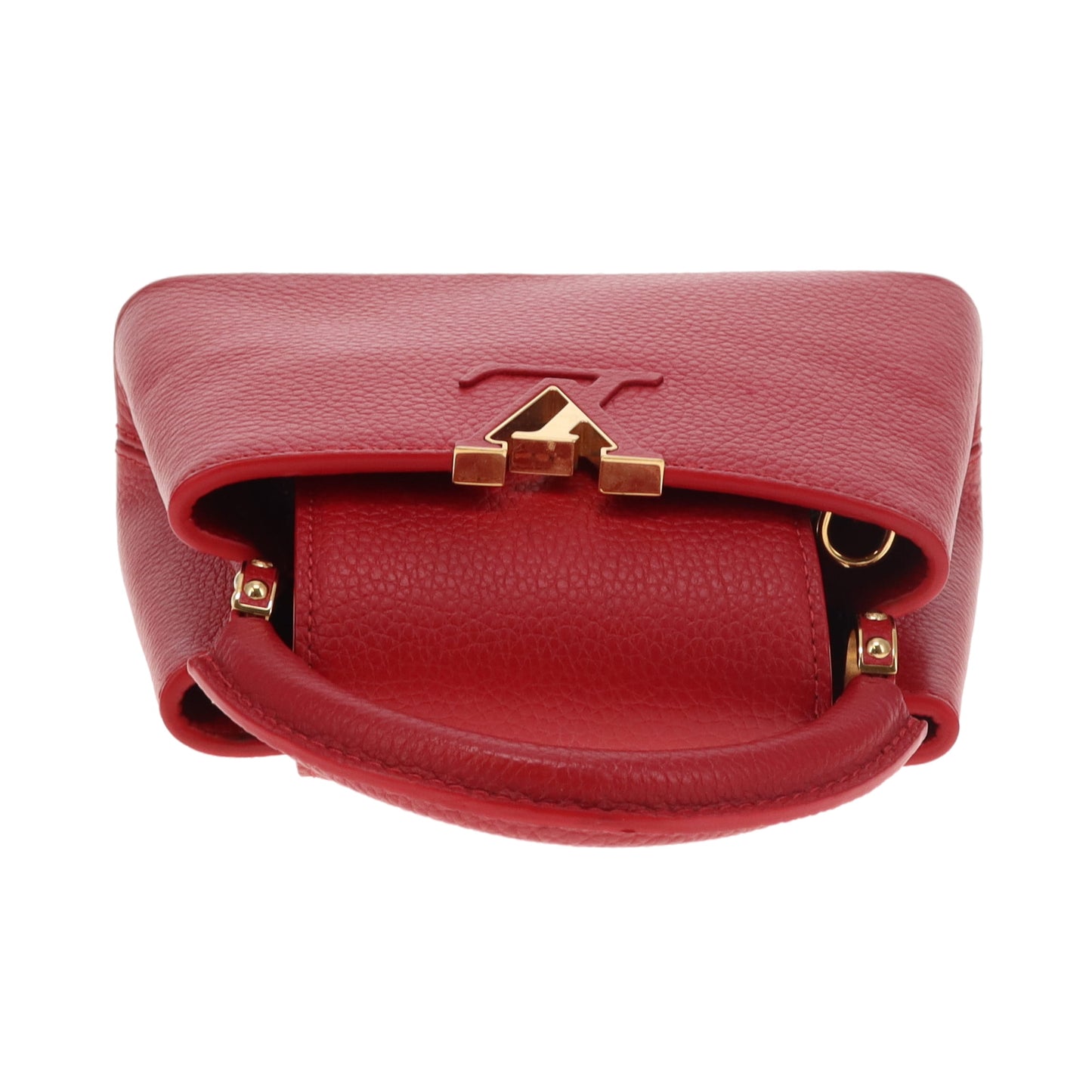 Louis Vuitton Capucines Mini Red GHW (NFID)