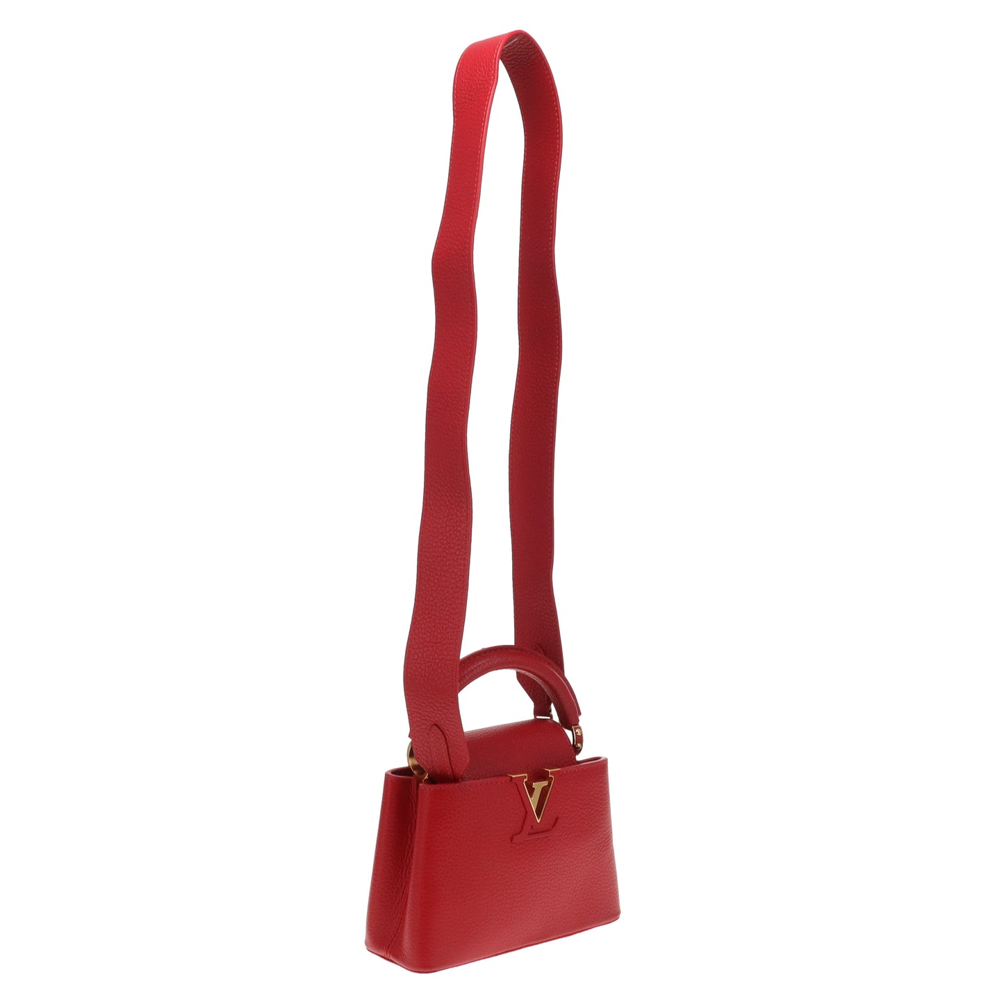 Louis Vuitton Capucines Mini Red GHW (NFID)