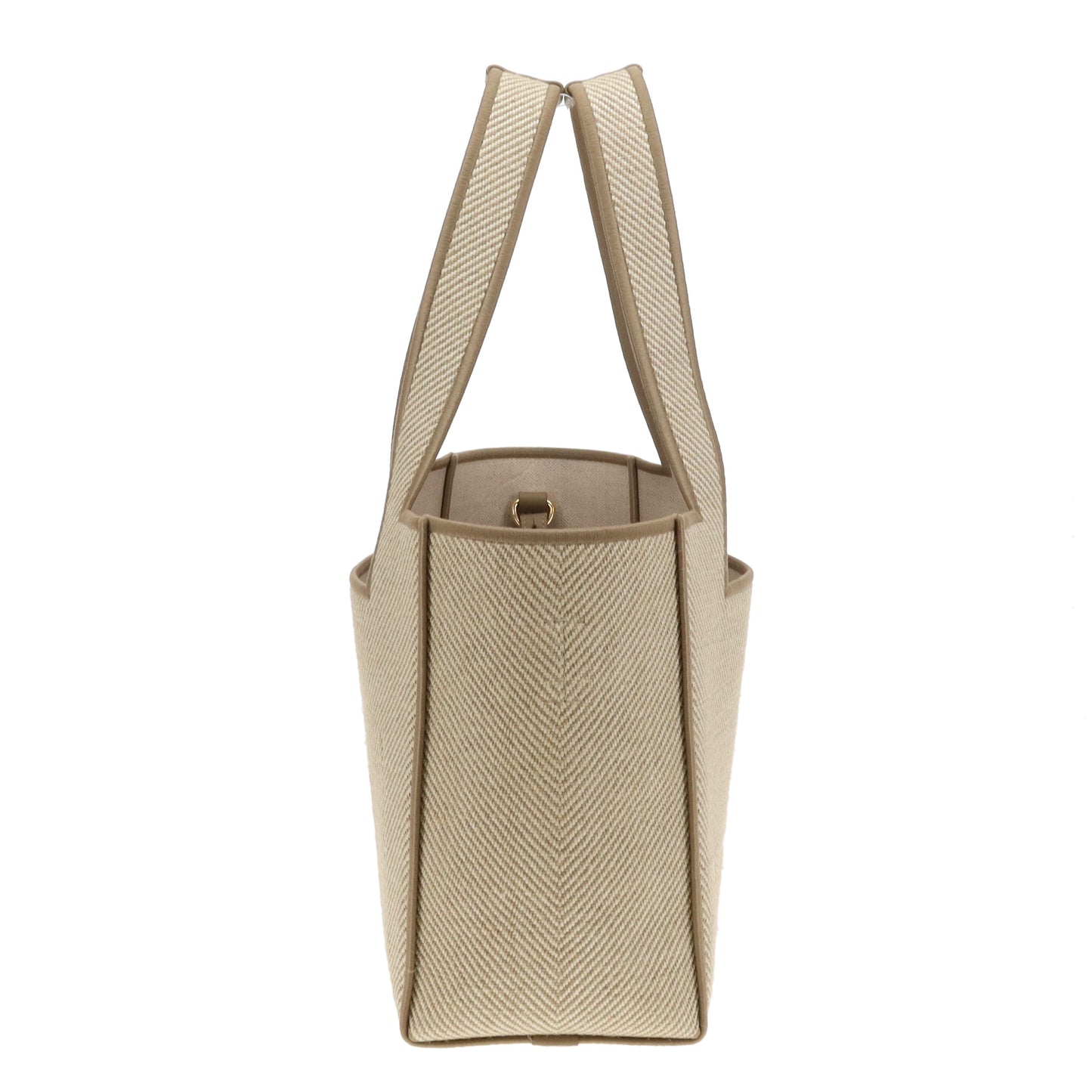 Loewe Logo Square Tote Medium Canvas Beige