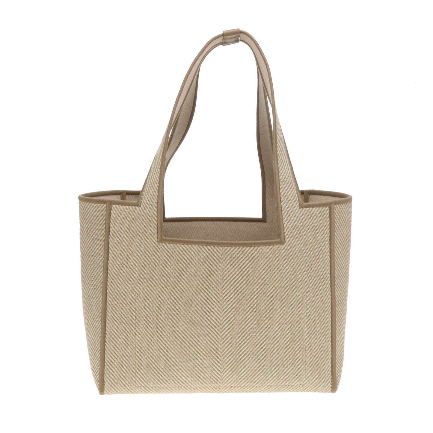 Loewe Logo Square Tote Medium Canvas Beige
