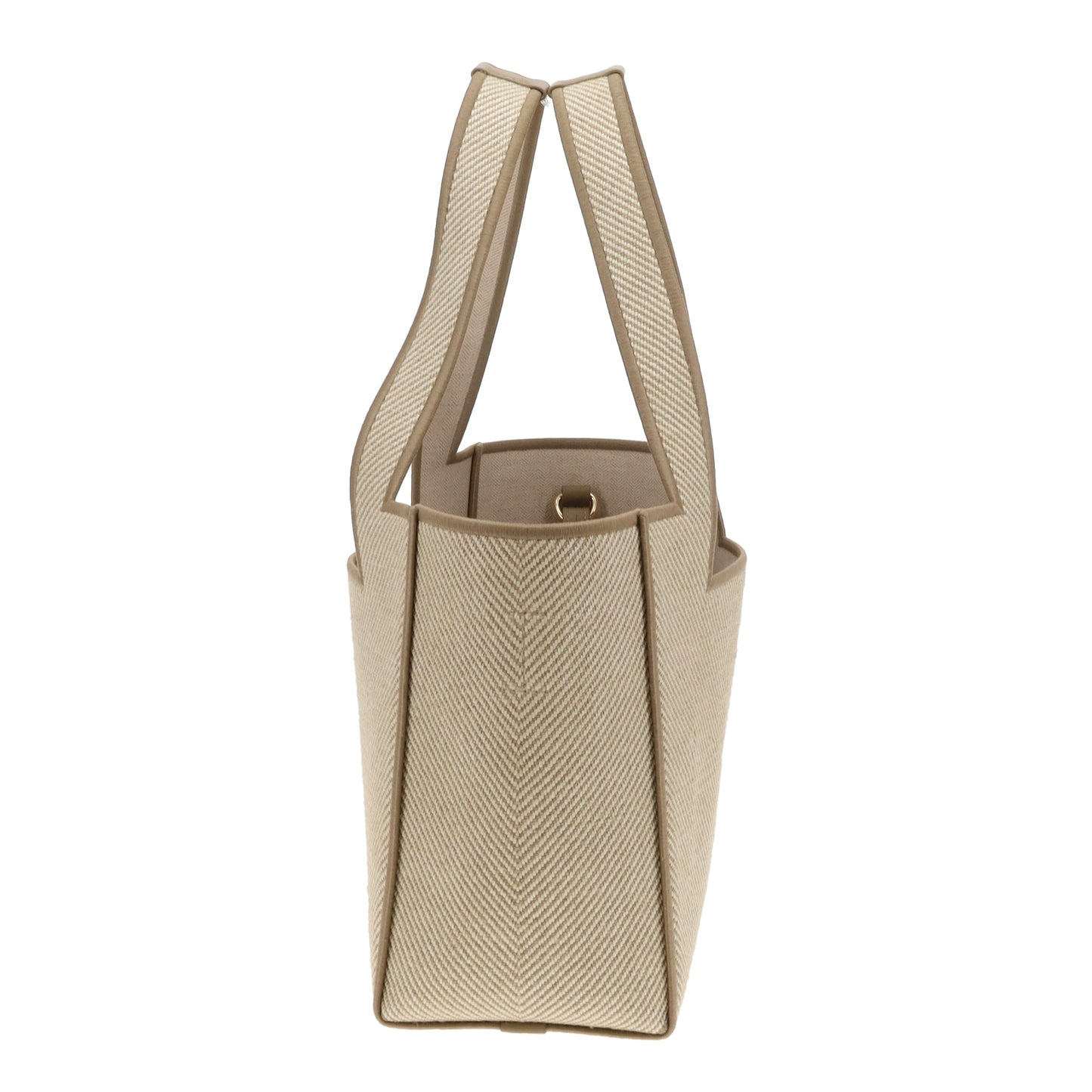Loewe Logo Square Tote Medium Canvas Beige