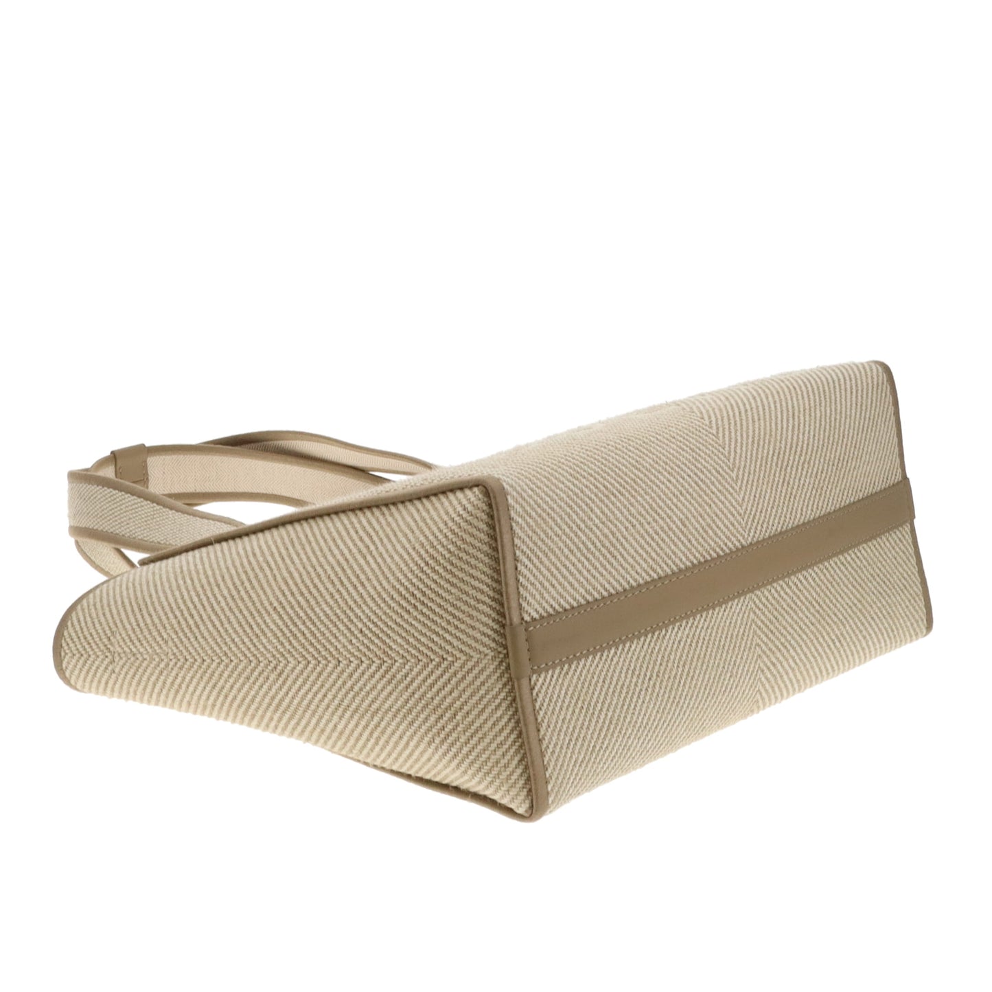 Loewe Logo Square Tote Medium Canvas Beige