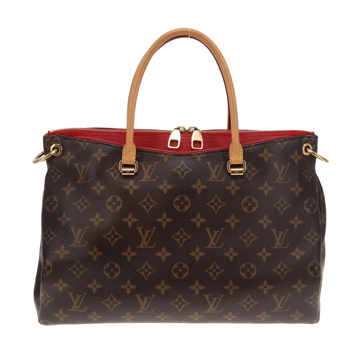 Louis Vuitton Pallas Tote Monogram/Red SP2155 - 2015