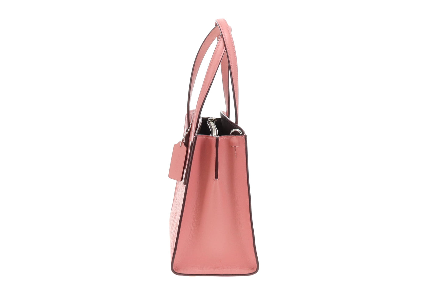Coach Charlie Carryall 28 Pink Signature Leather