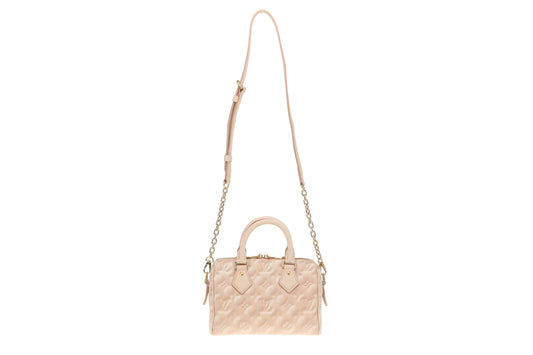 Louis Vuitton Speedy 20 Bandouliere Summer Stardust Beige Clair (NFID)