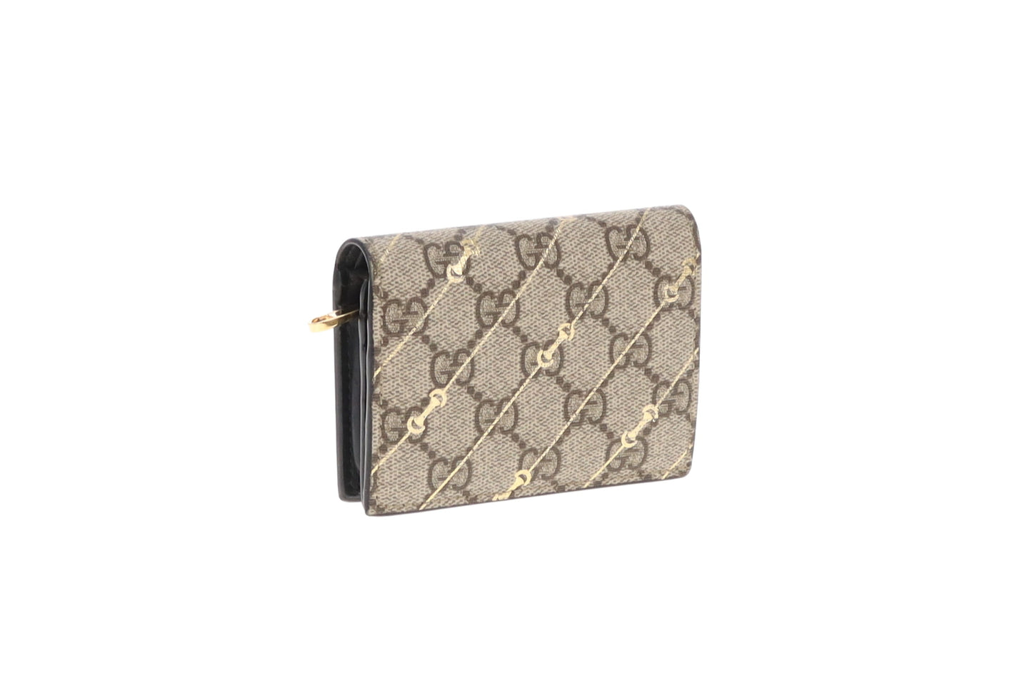 Gucci Card Case Gg Supreme and Horsebit Print