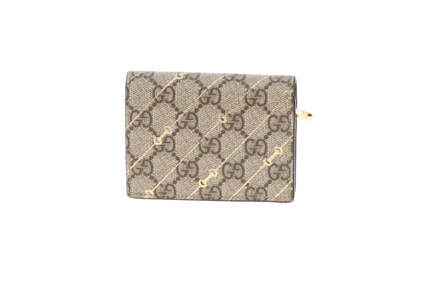 Gucci Card Case Gg Supreme and Horsebit Print