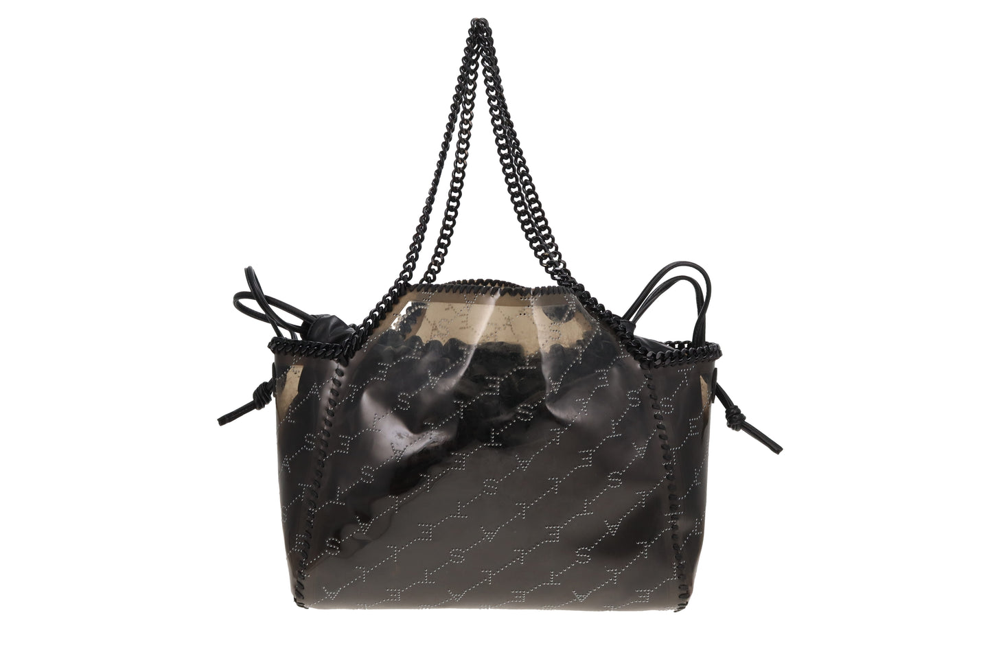 Stella McCartney Large Black Vinyl Falabella