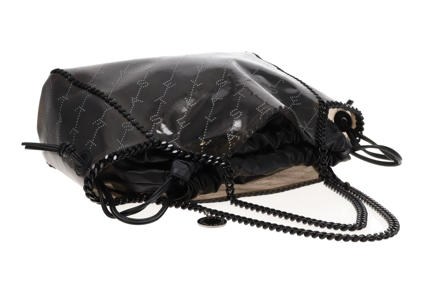 Stella McCartney Large Black Vinyl Falabella