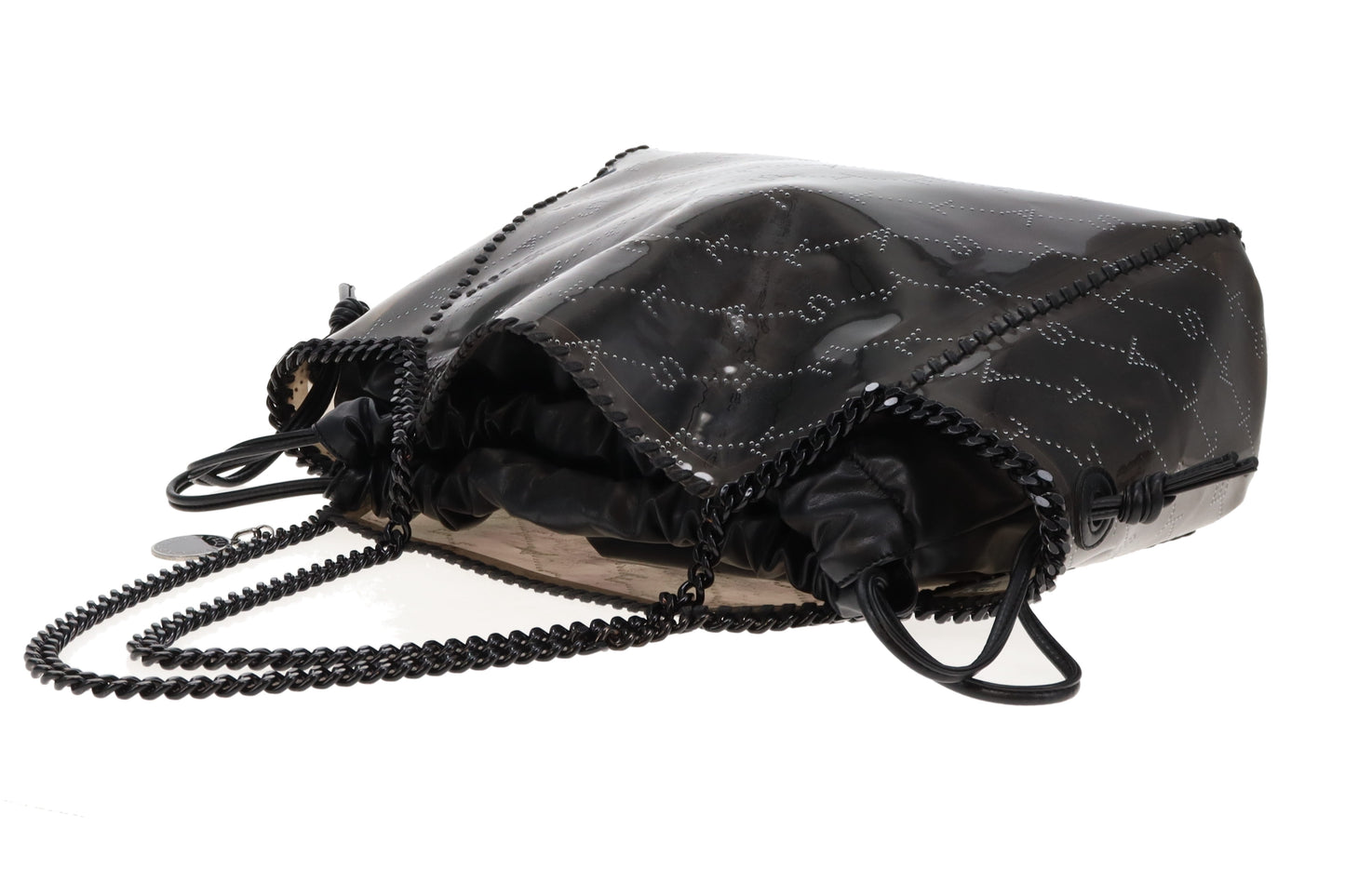 Stella McCartney Large Black Vinyl Falabella