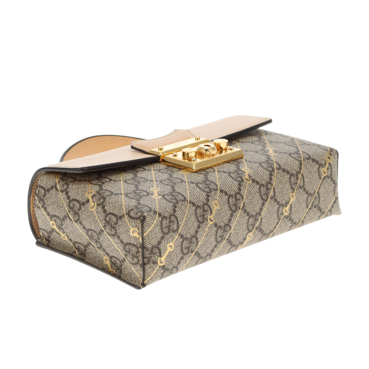 Gucci Padlock Mini Bag GG Supreme With Horsebit Print