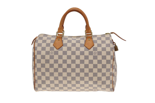 Louis Vuitton Speedy 30 Damier Azur Vintage DU2008
