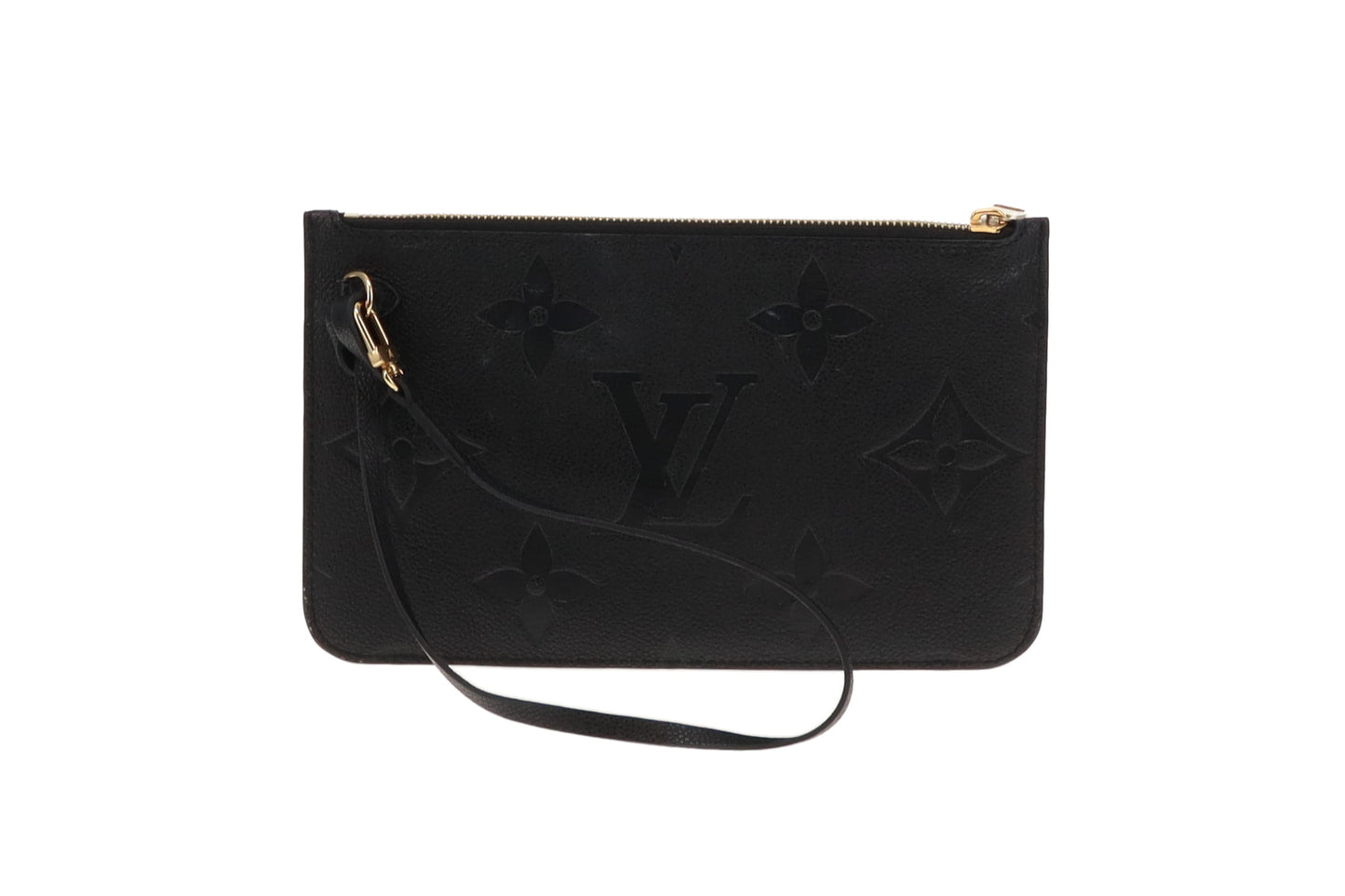 Louis Vuitton Black Empreinte Neverfull Pochette