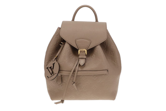 Louis Vuitton Tourterelle Monogram Empreinte Montsouris Backpack