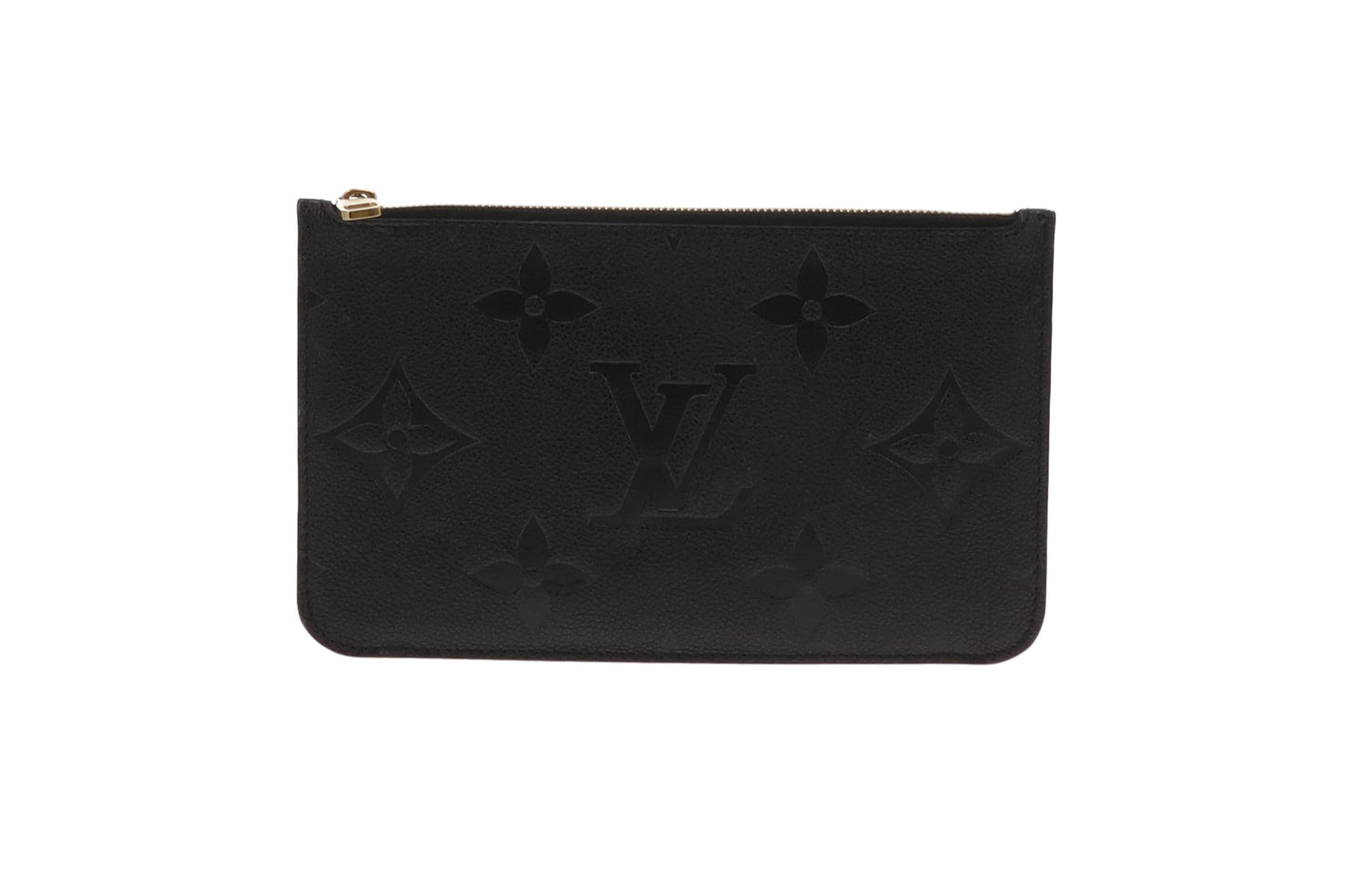 Louis Vuitton Black Empreinte Neverfull Pochette
