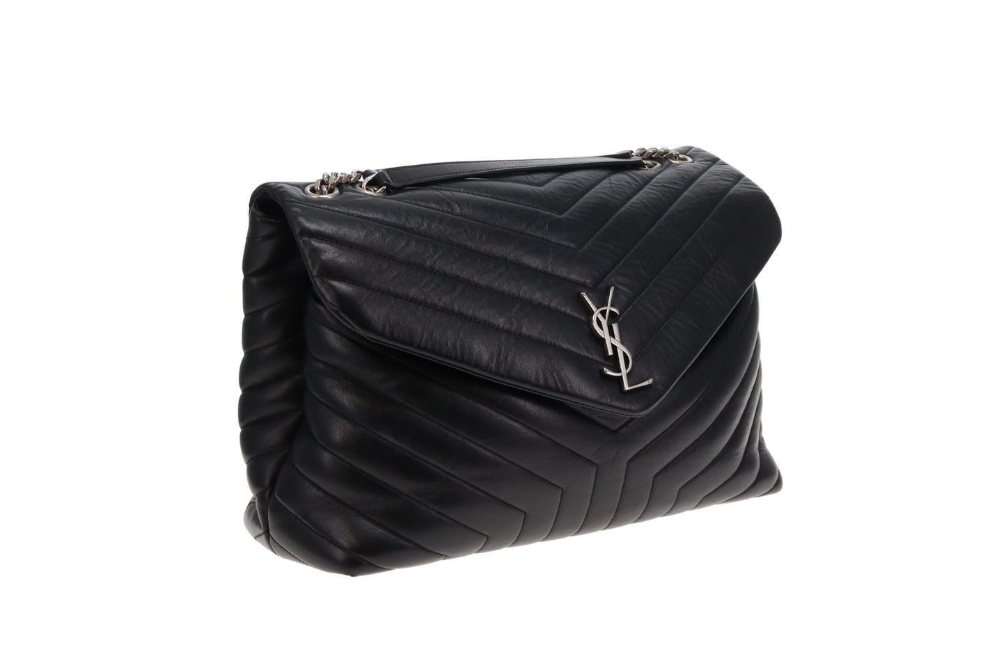 Saint Laurent Loulou Large Black SHW 2017