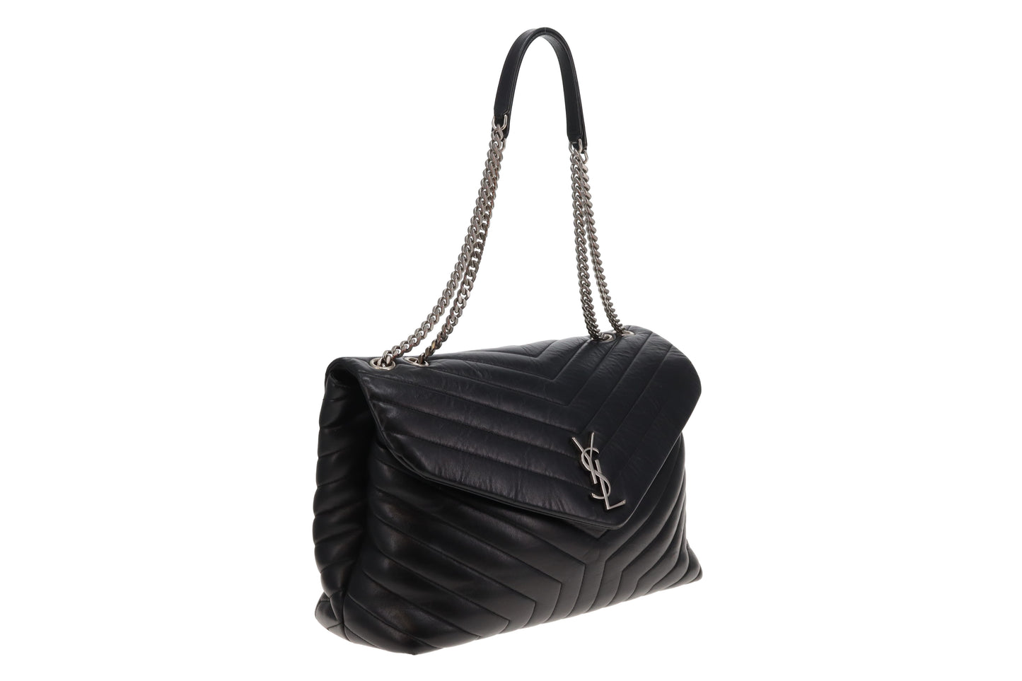 Saint Laurent Loulou Large Black SHW 2017