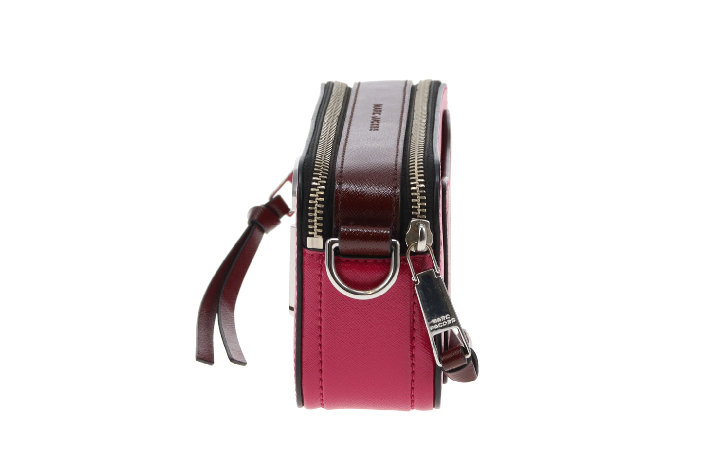 Marc Jacobs The Snapshot Studded Shoulder Strap Berry Tones
