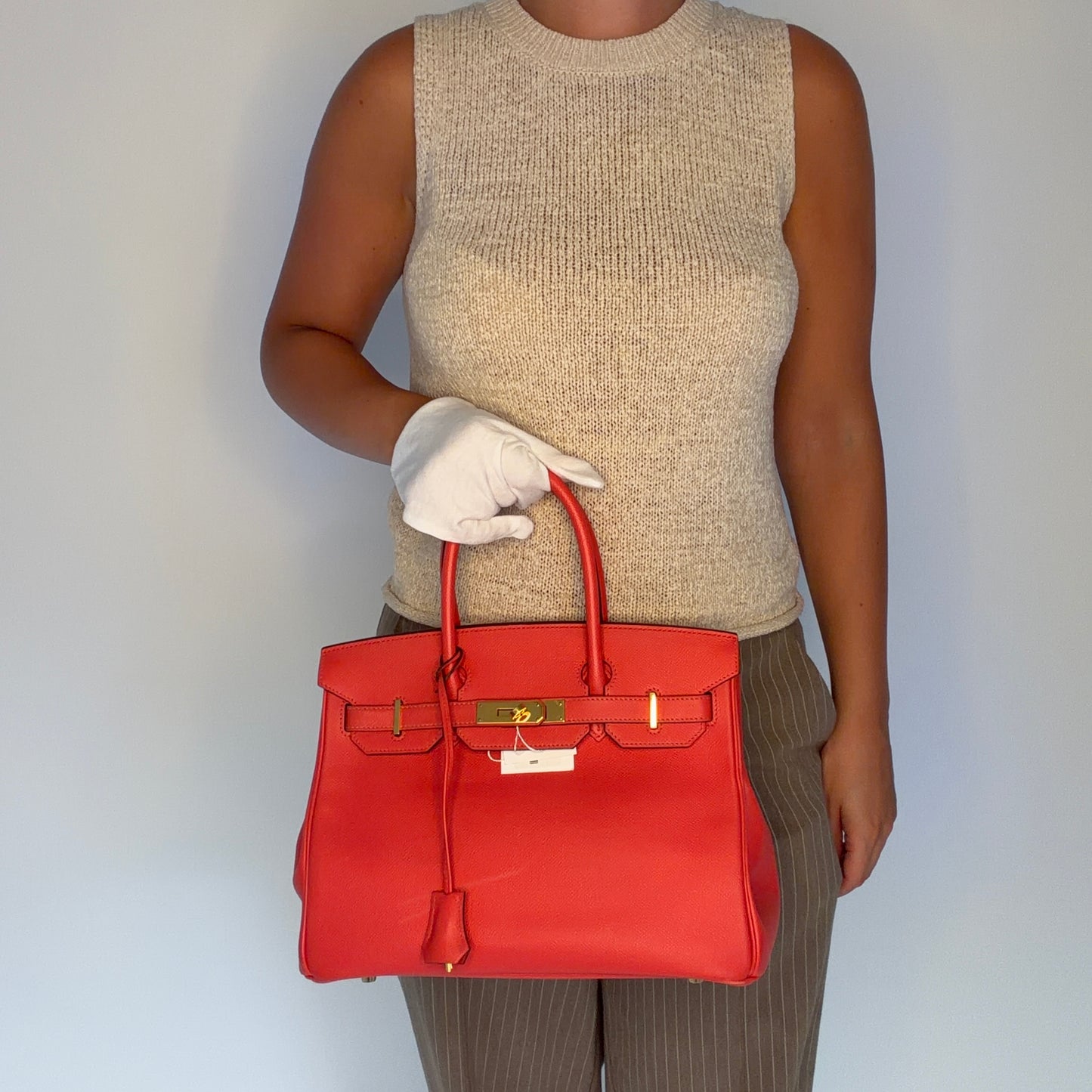 Hermes Birkin 30 Rose Jaipur Epsom GHW 2015