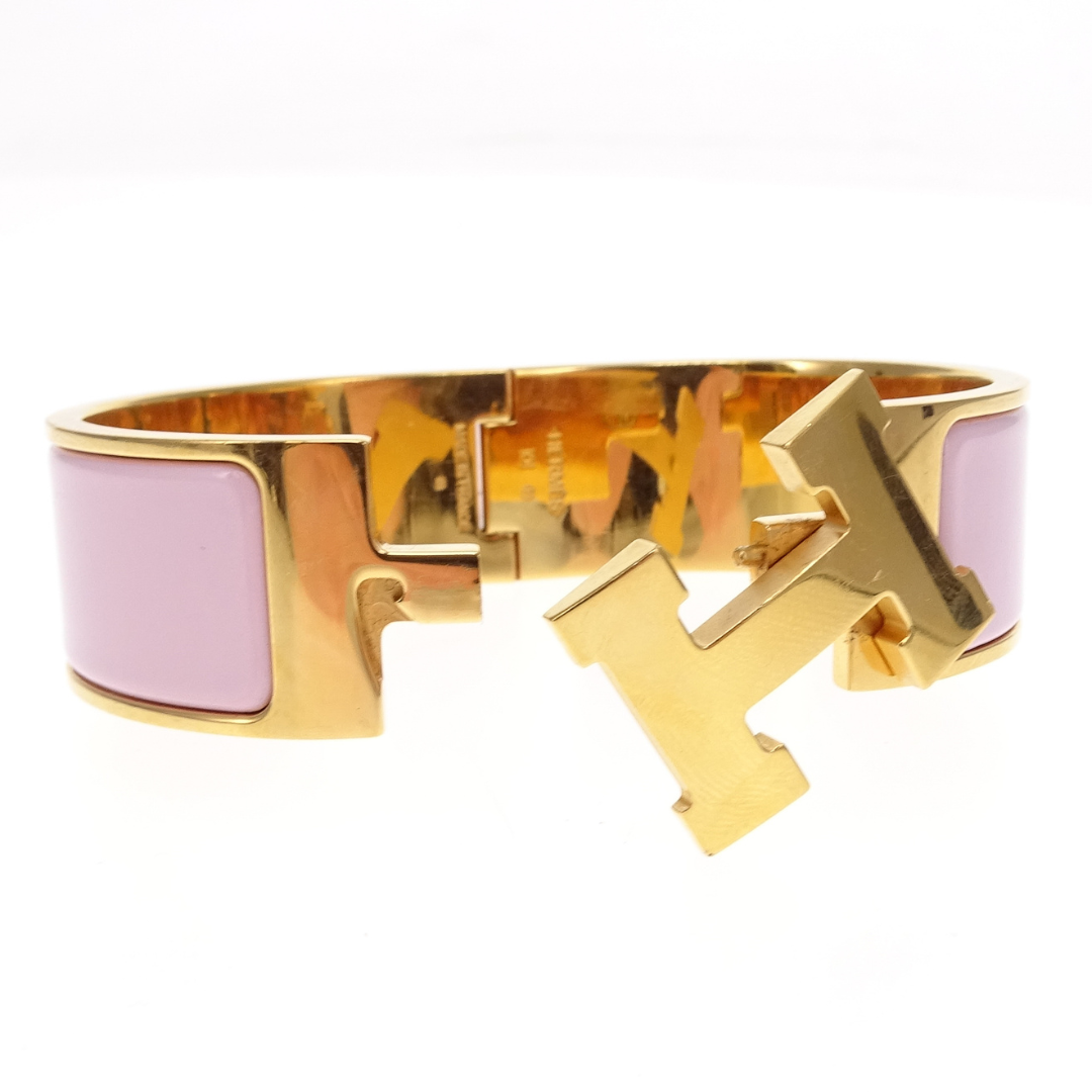 Hermes Clic Clac H Rose Candeur GHW PM