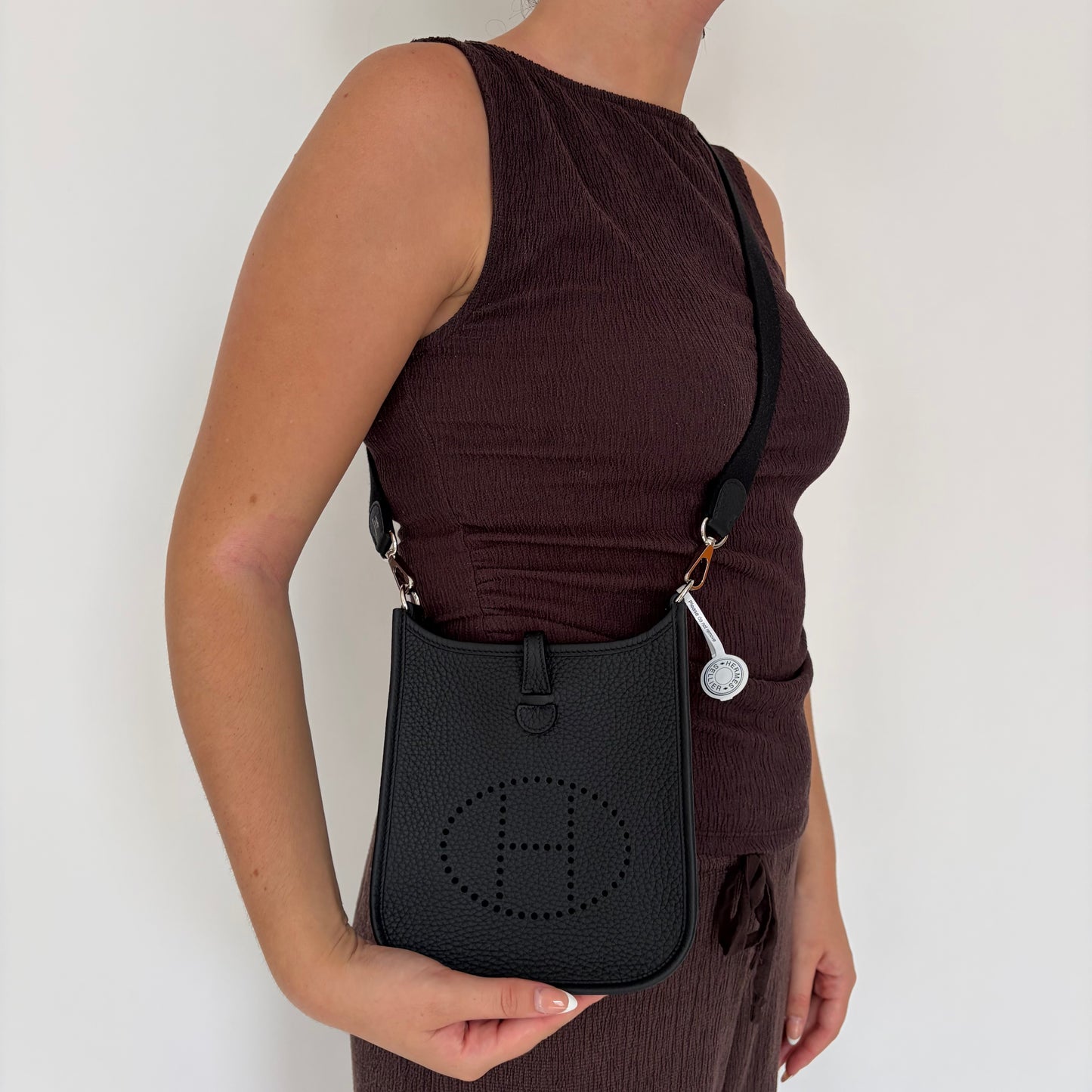 Hermes Evelyne Amazone TPM Noir Clemence PHW 2025