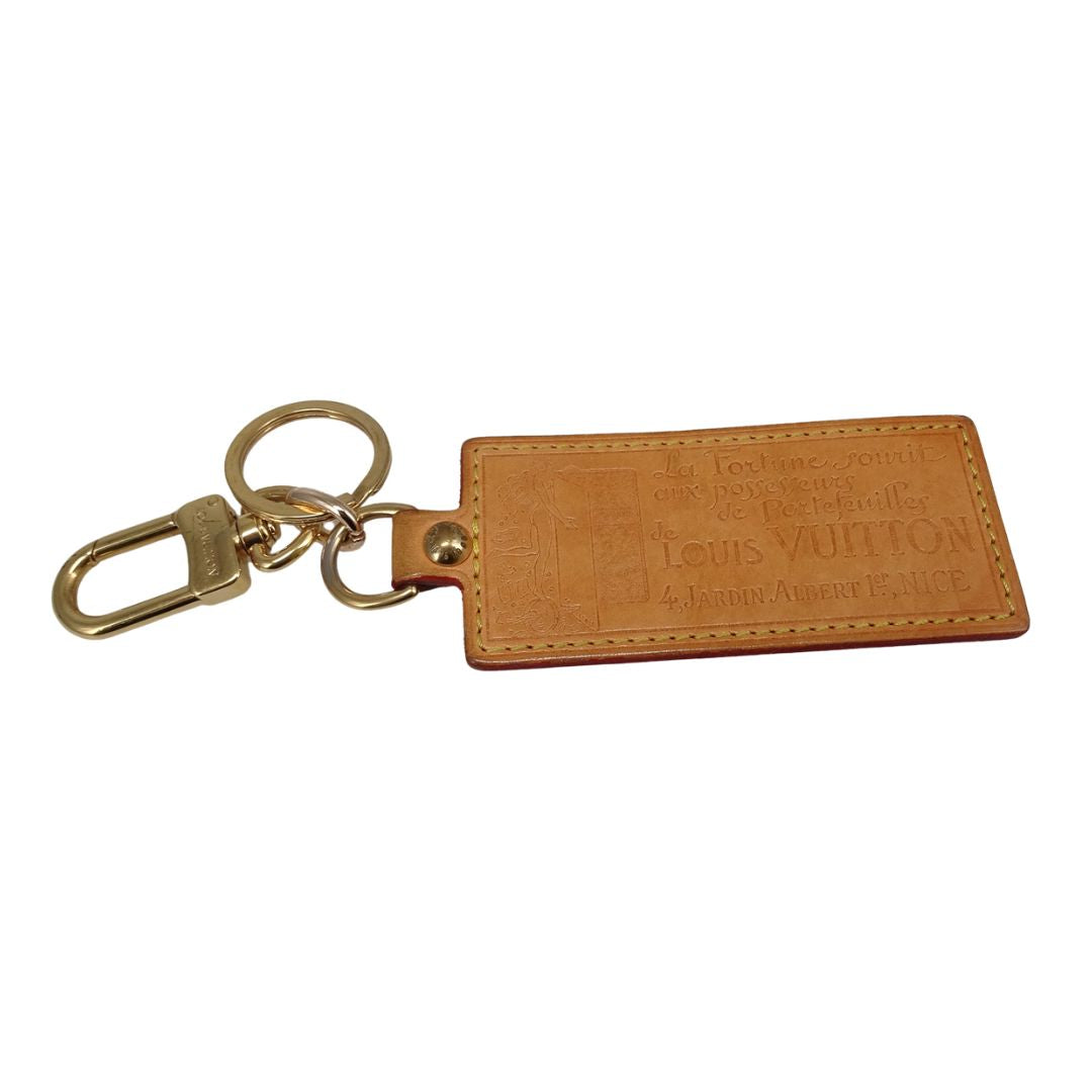 Louis Vuitton Vachetta Logo Charm 2005