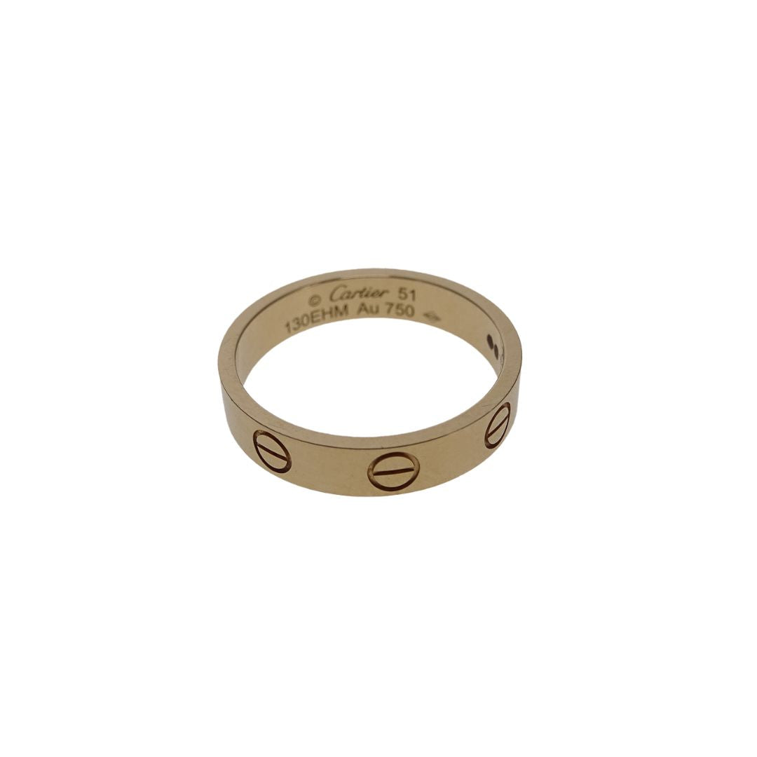 Cartier Love Wedding Band 18k Yellow Gold (size 51)