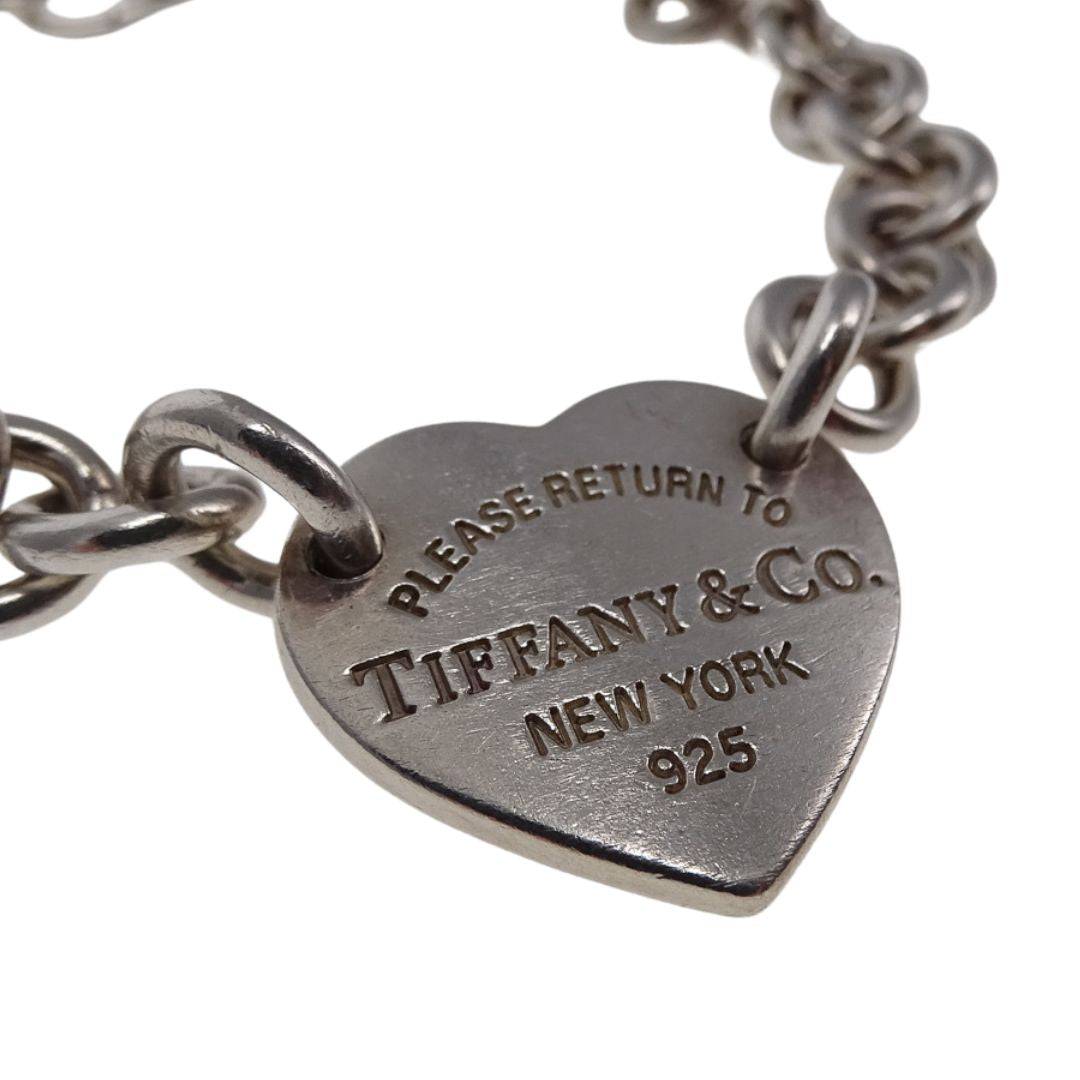 Tiffany & Co RTT Heart Tag Bracelet Sterling Silver