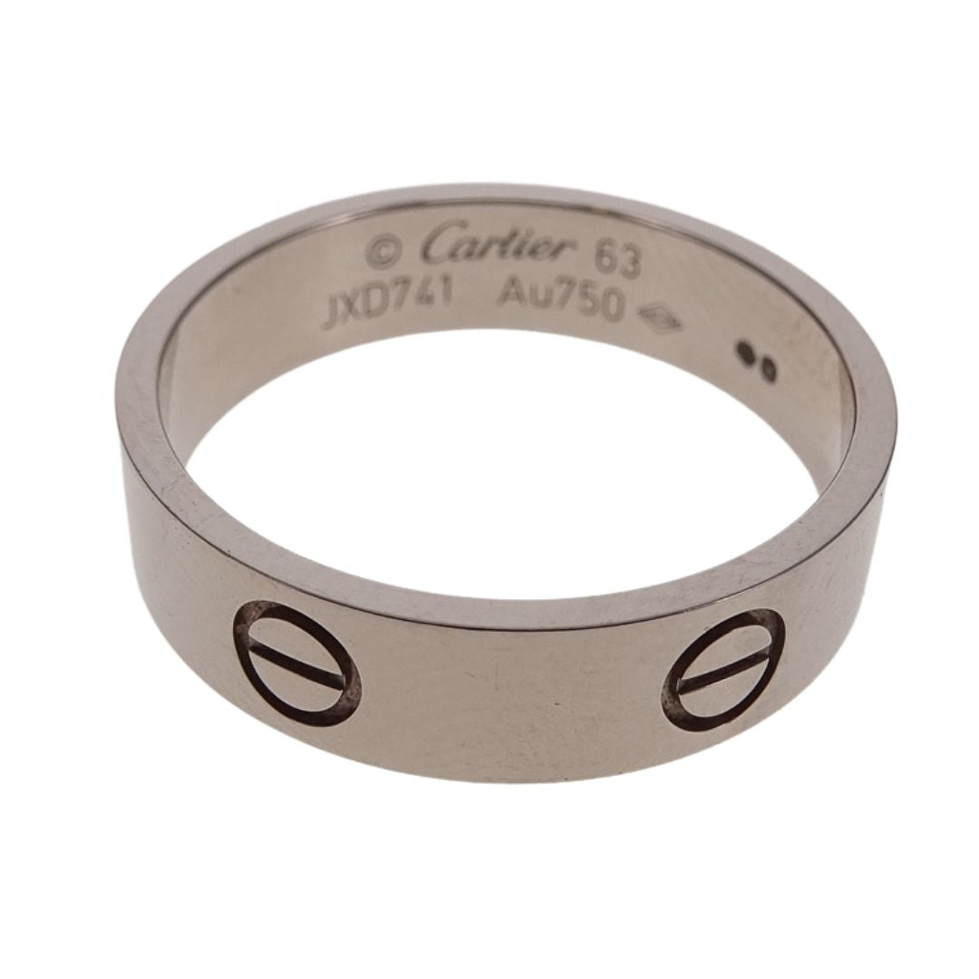 Cartier Love Ring Classic 18K White Gold (size 63)