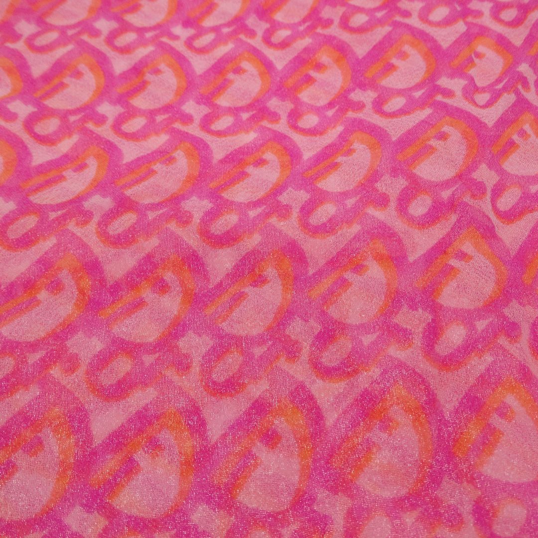 Dior Silk Square Pink Monogram