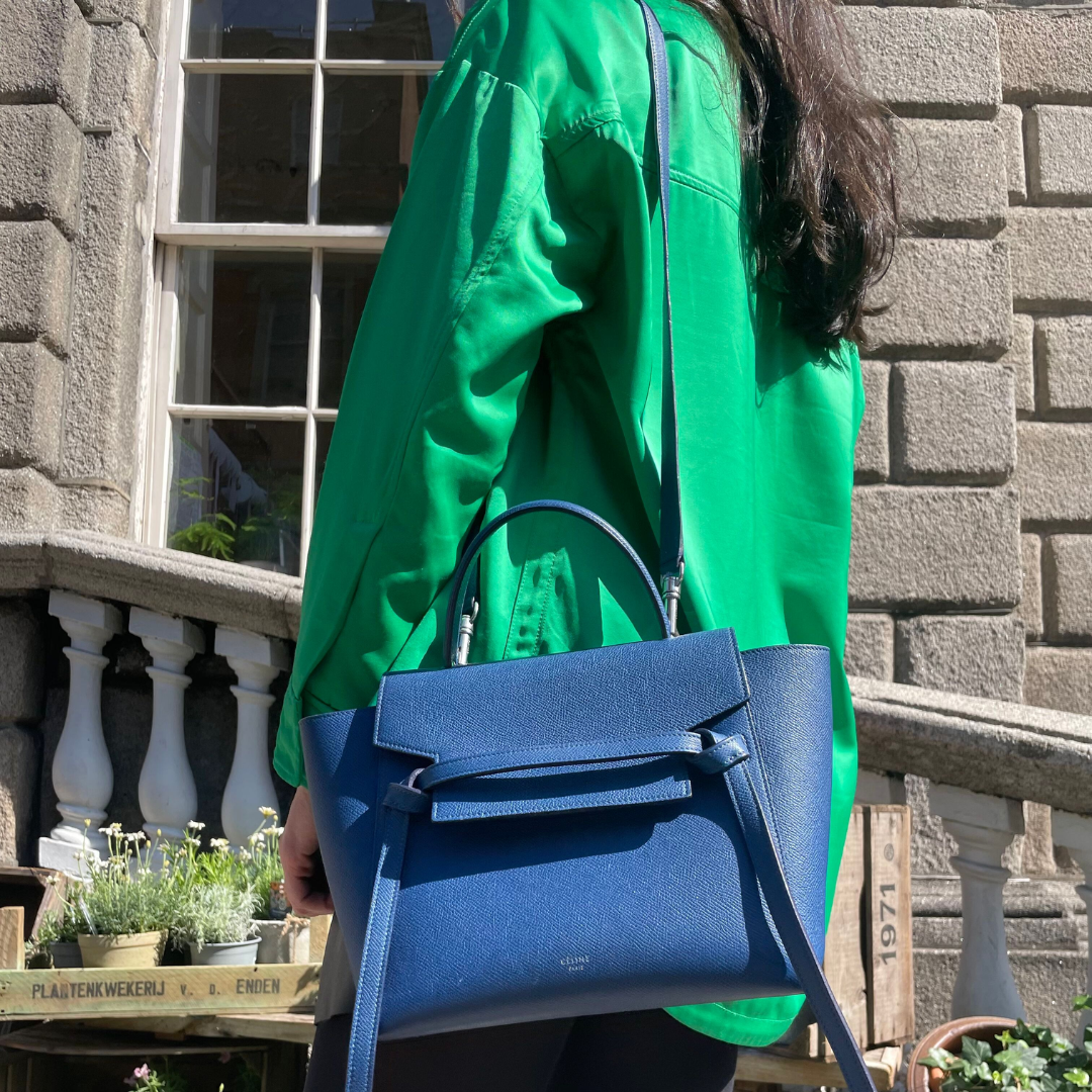 Celine Micro Belt Bag Blue – Designer Exchange Ltd