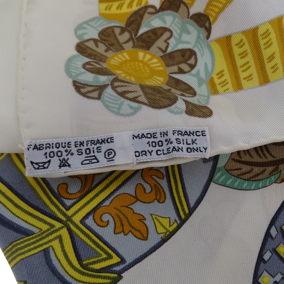 Hermes Armets en Panache Scarf 90x90 100% Silk