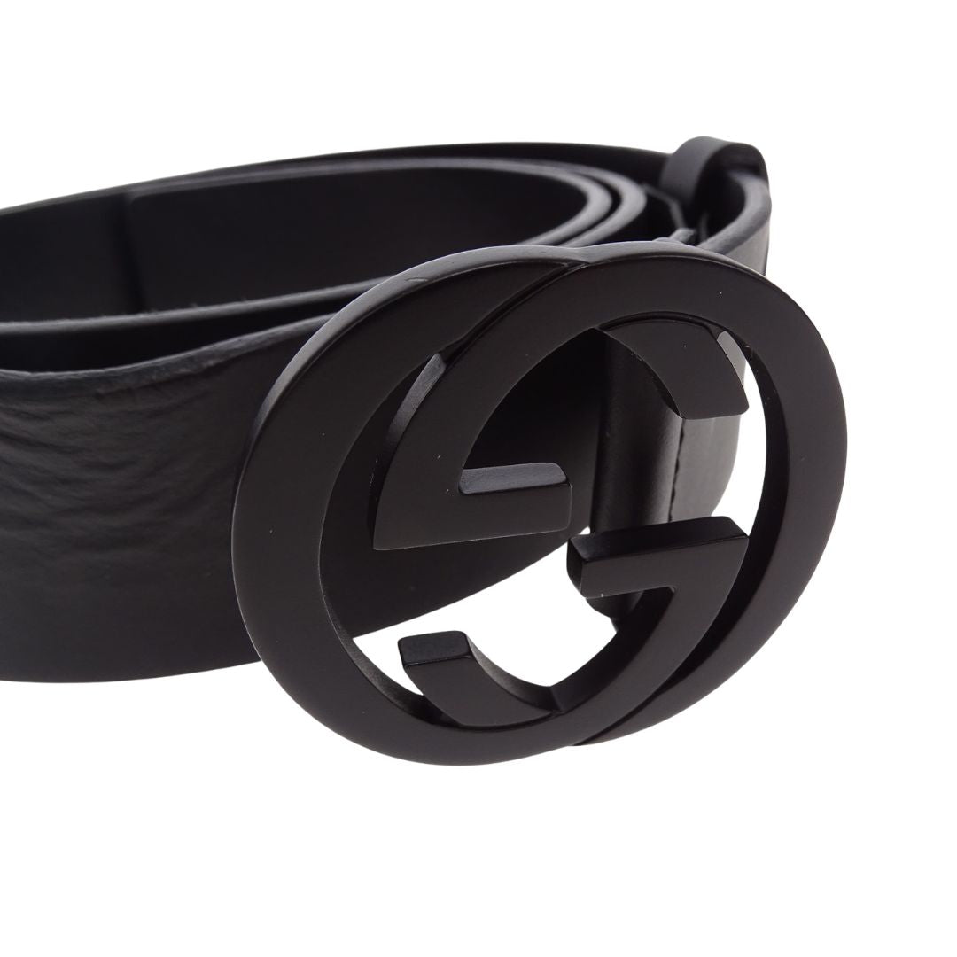 Gucci Belt All Black 90cm