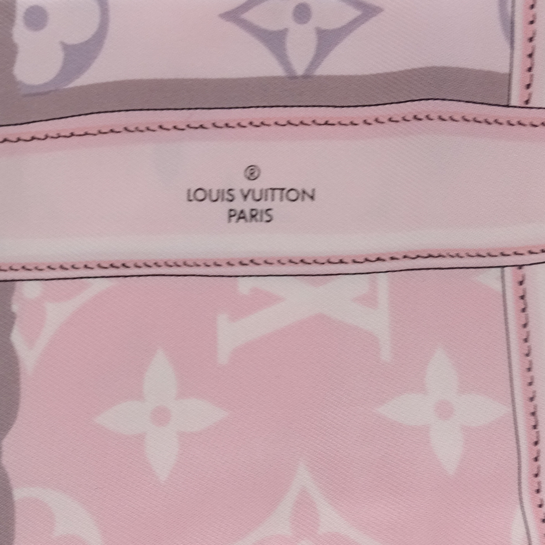 Louis Vuitton Monogram Confidential Bandeau Pink 100% Silk