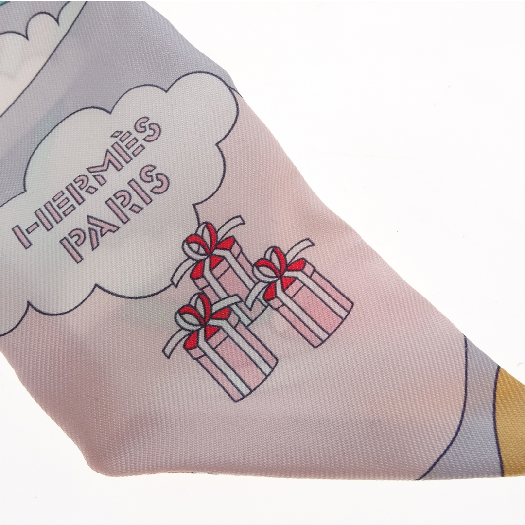 Hermes Carres Volants Twilly 100% Silk