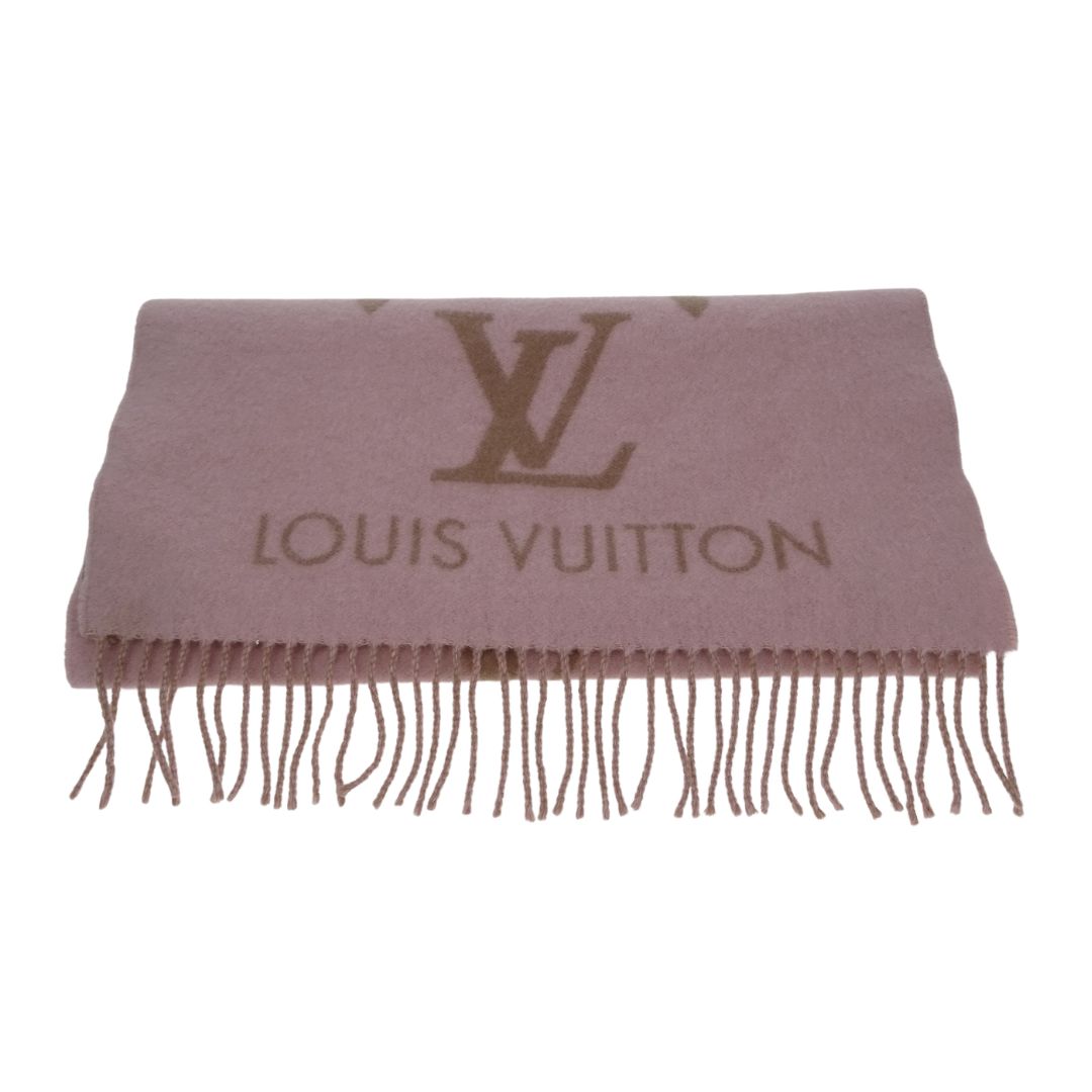 Écharpe Louis Vuitton Reykjavik Beige Rose 100% Cachemire