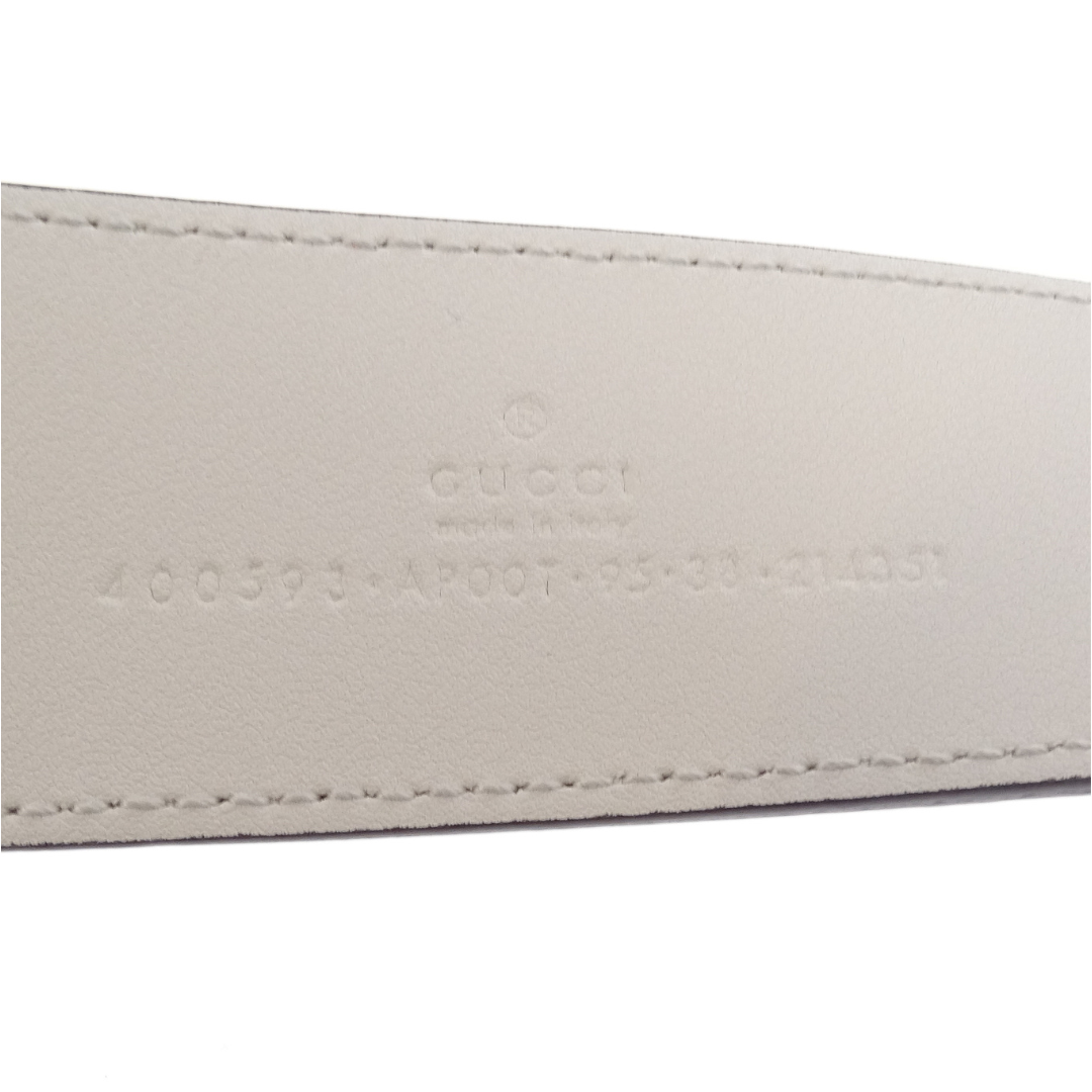 Gucci GG Marmont Belt Wide 95/38 Ivory