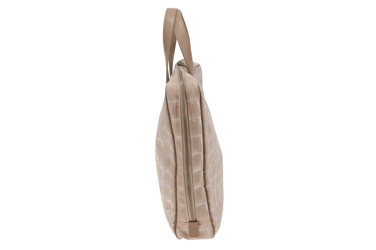 Chanel Beige New Travel Line Nylon Briefcase 2002/03