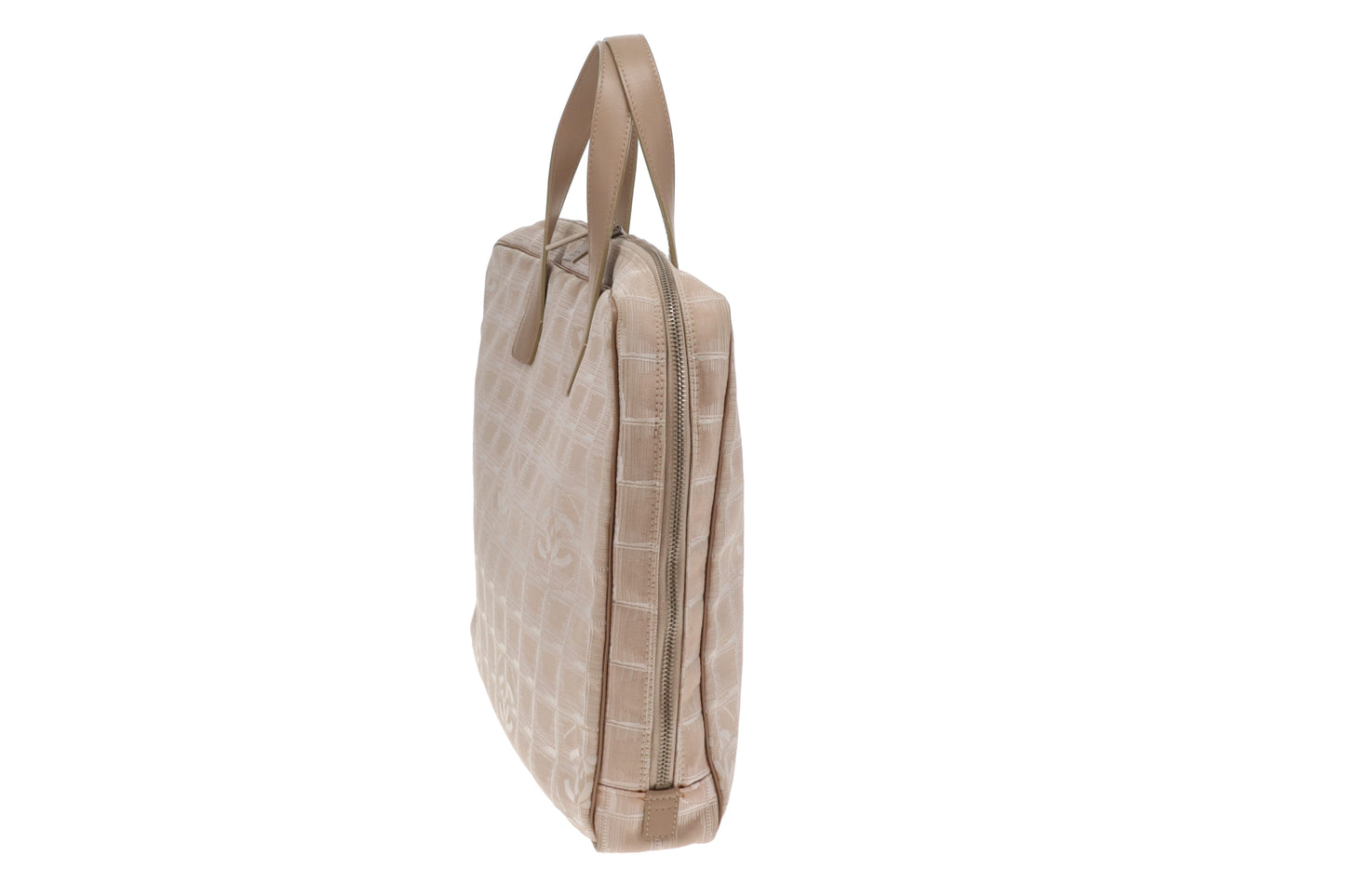 Chanel Beige New Travel Line Nylon Briefcase 2002/03