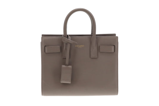 Saint Laurent Grey Smooth Nano Sac De Jour