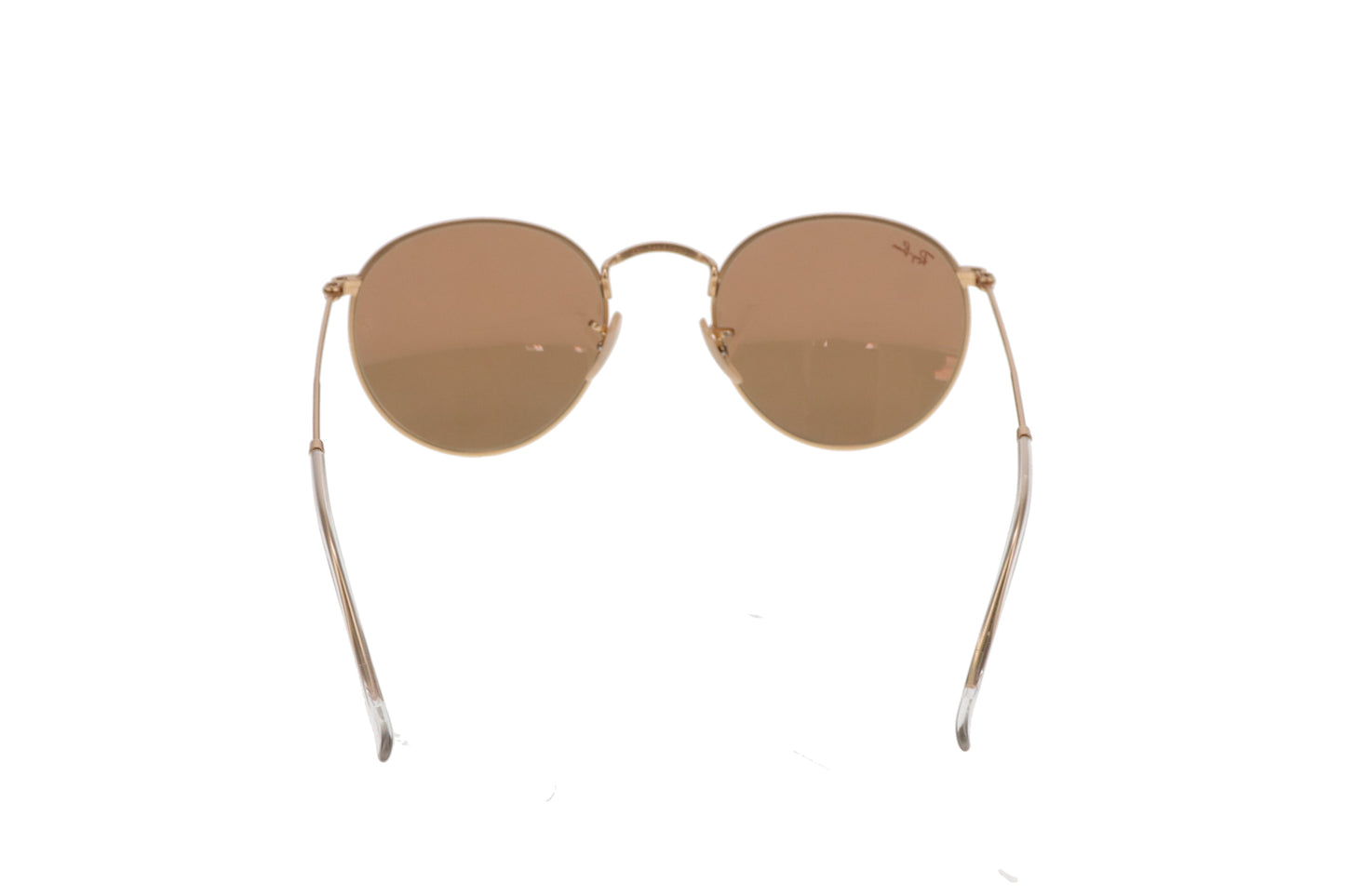 Ray-Ban Round Lens Sunglasses Rose Gold and Pink Mirror Lens